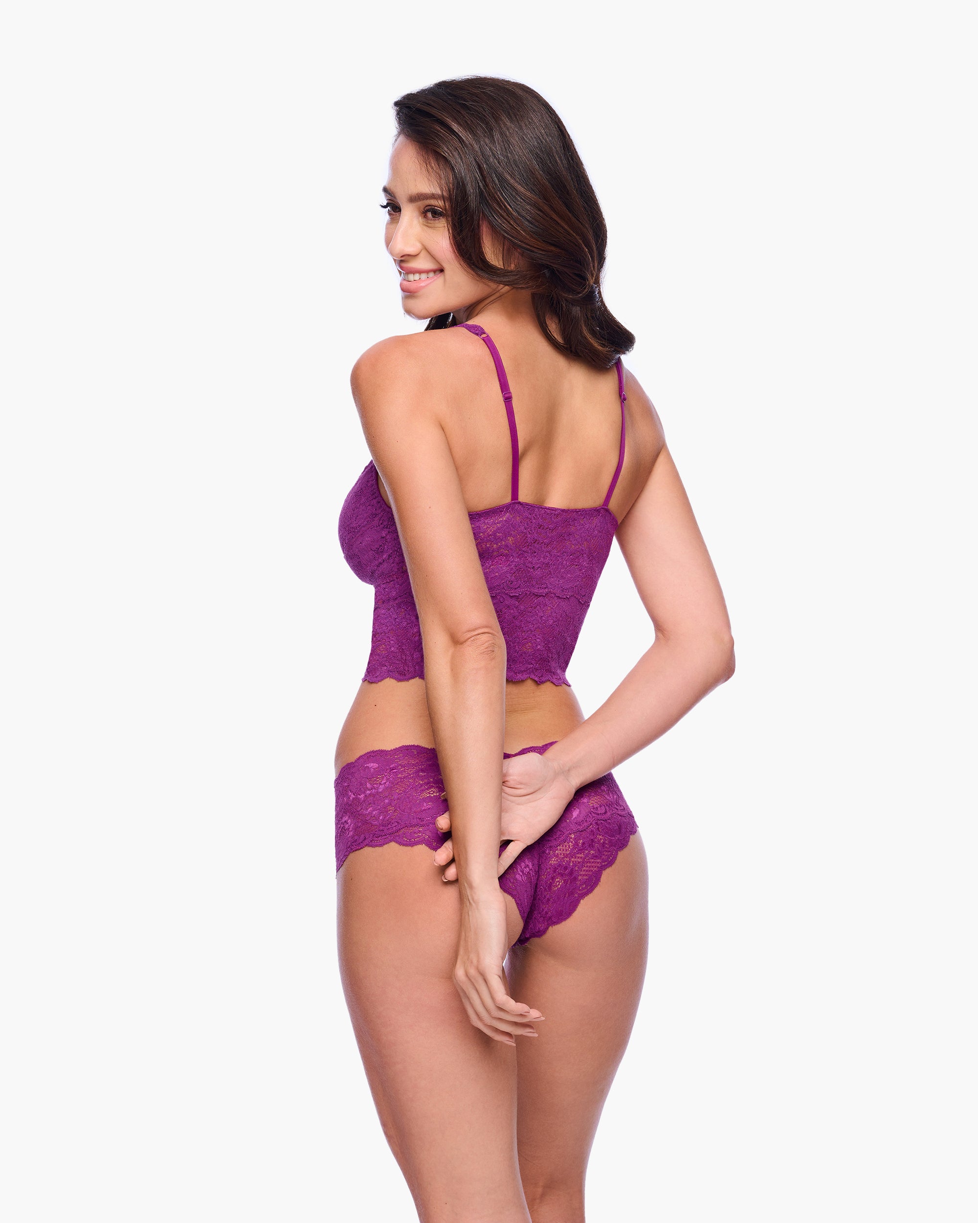 Lila Hemdchen - Never Say Never Crop Camisole-Hemdchen