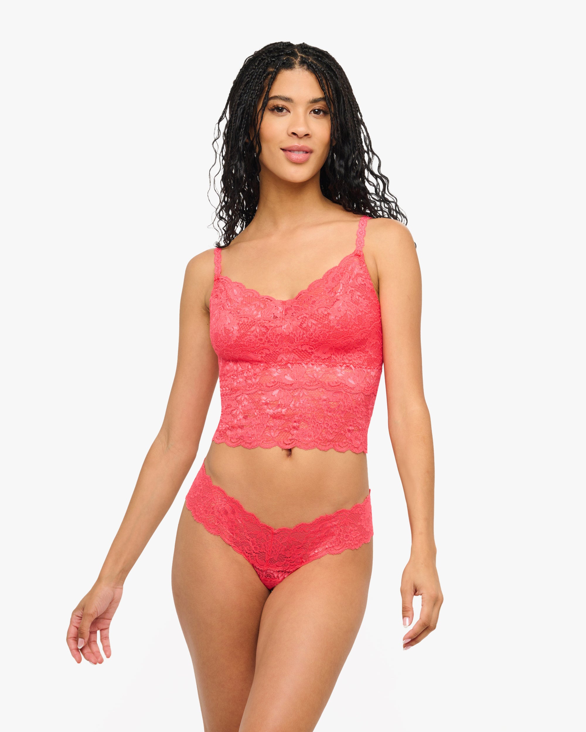 Rosa Hemdchen - Never Say Never Crop Camisole-Hemdchen