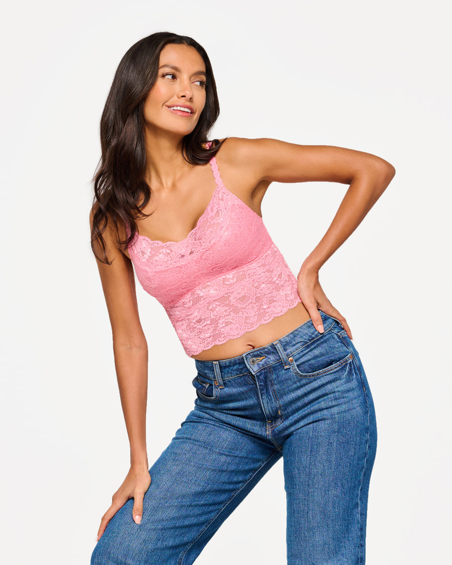 Pink Camisole - Never Say Never Crop Cami