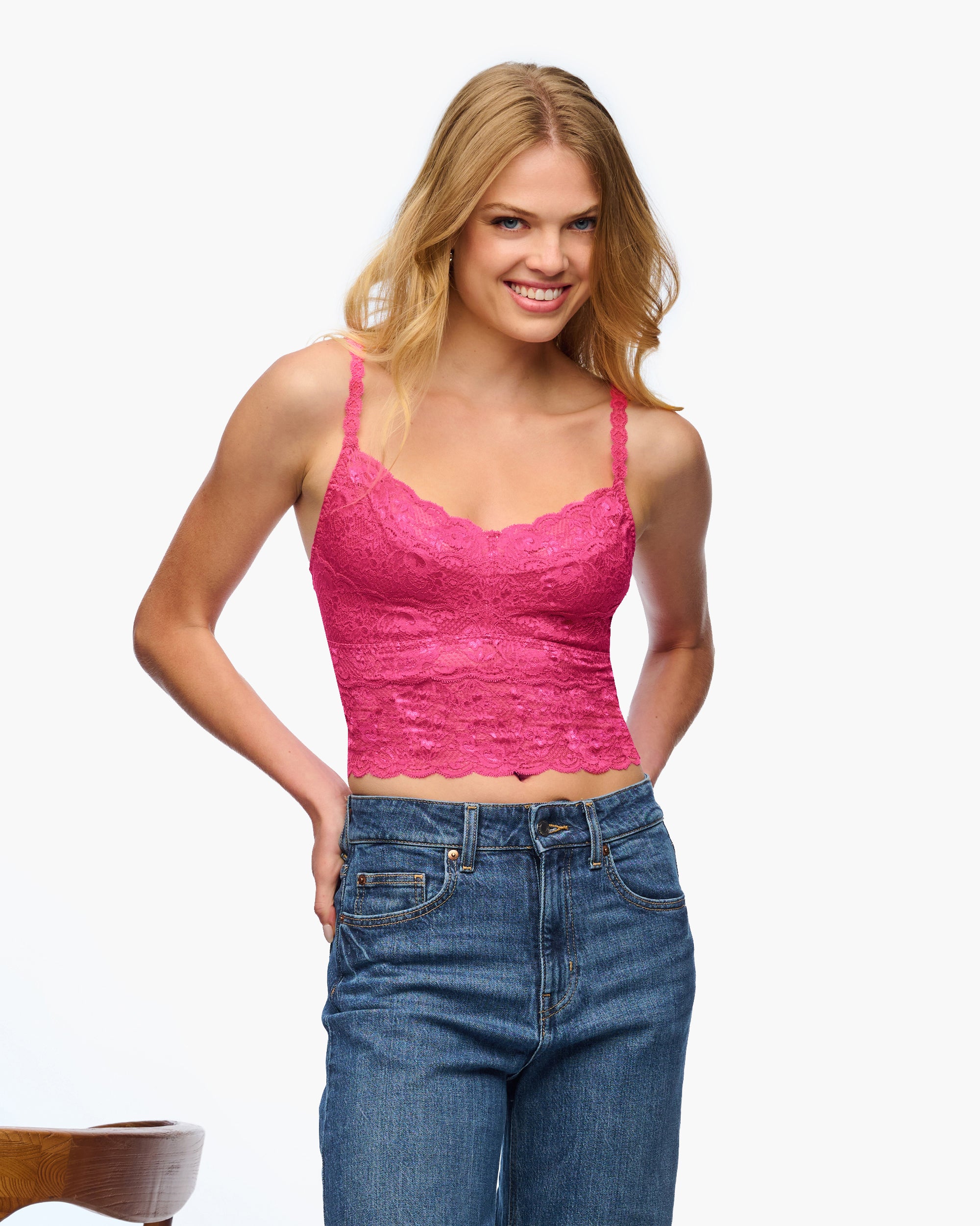 Pink Camisole - Never Say Never Crop Cami