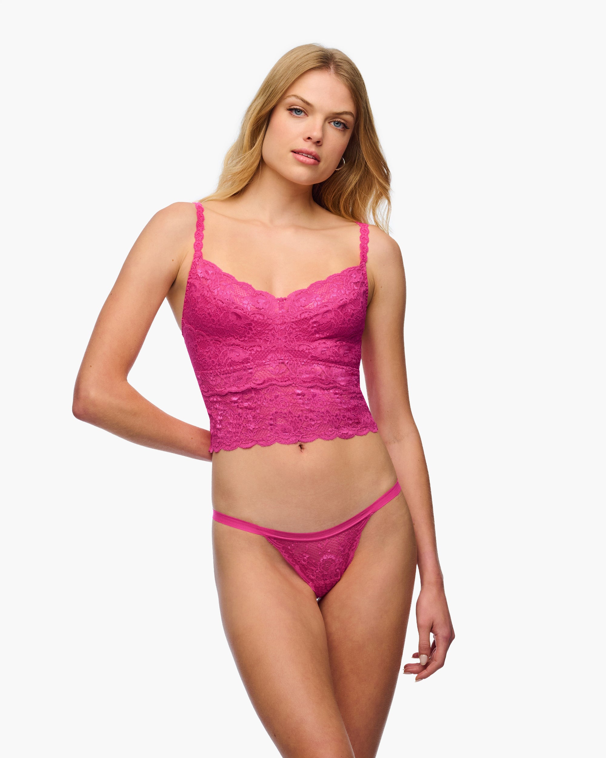 Pink Camisole - Never Say Never Crop Cami