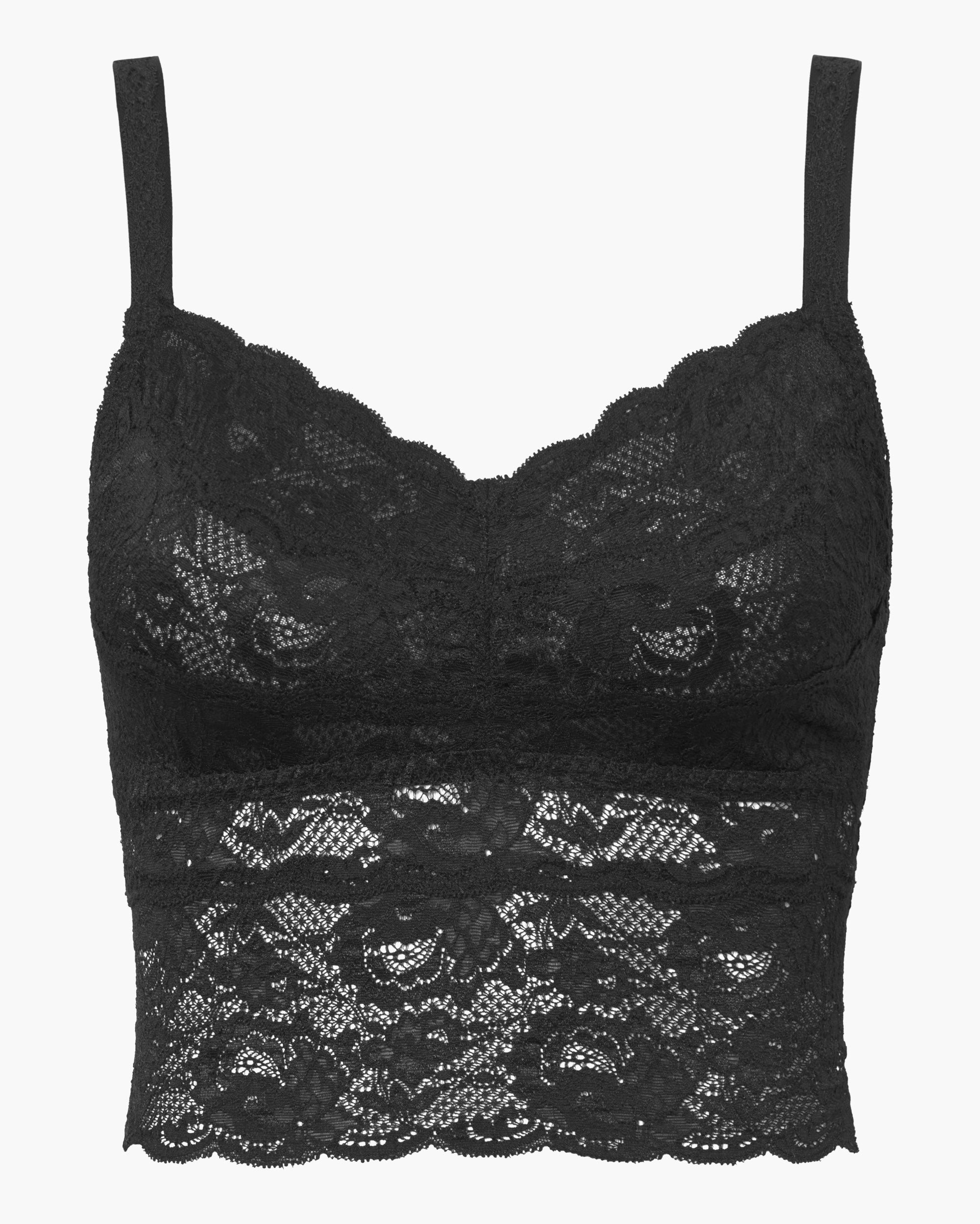 Negro Camisolas - Never Say Never Top Crop Curvy