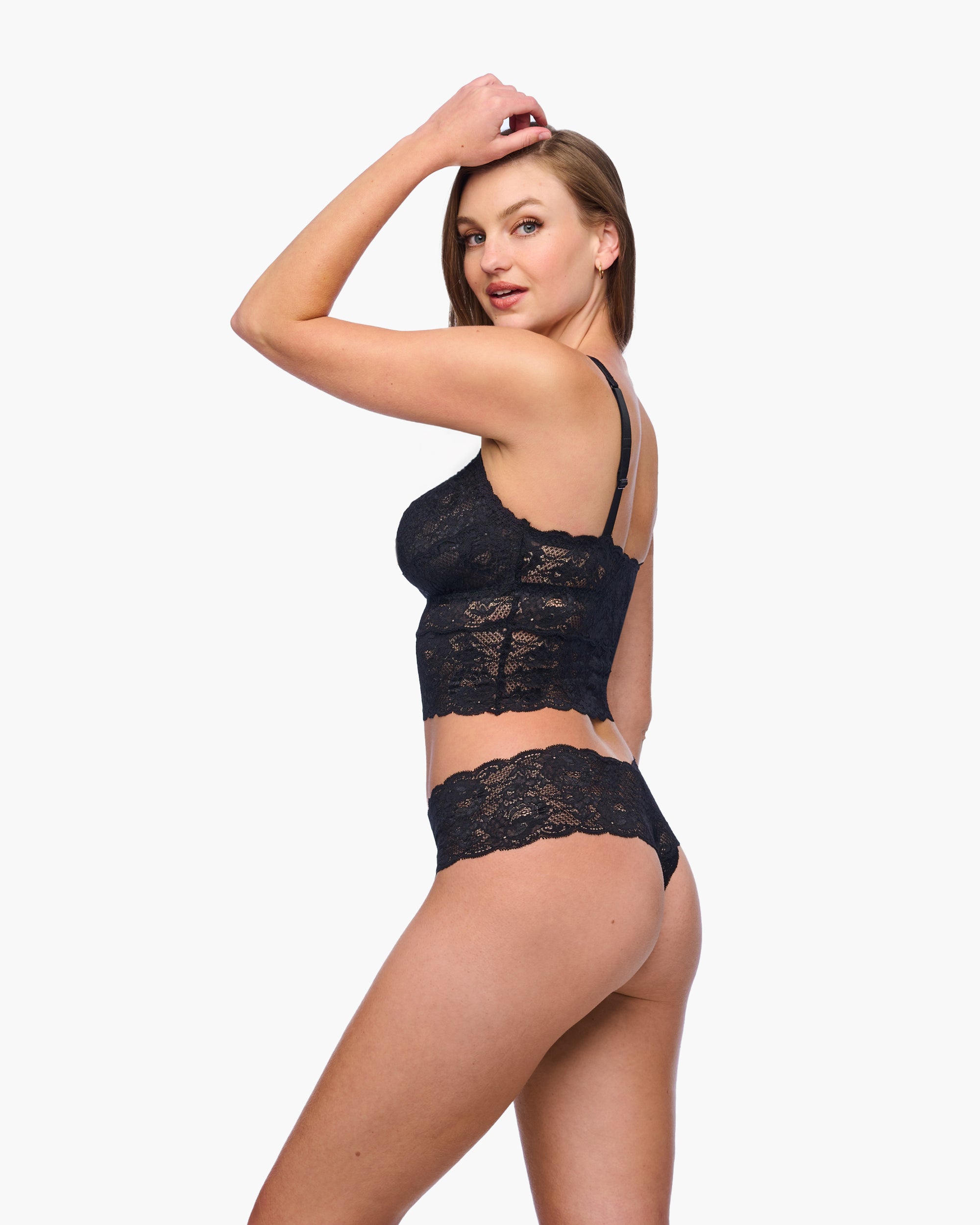 Black Camisole - Never Say Never Curvy Shortie Cropped Cami