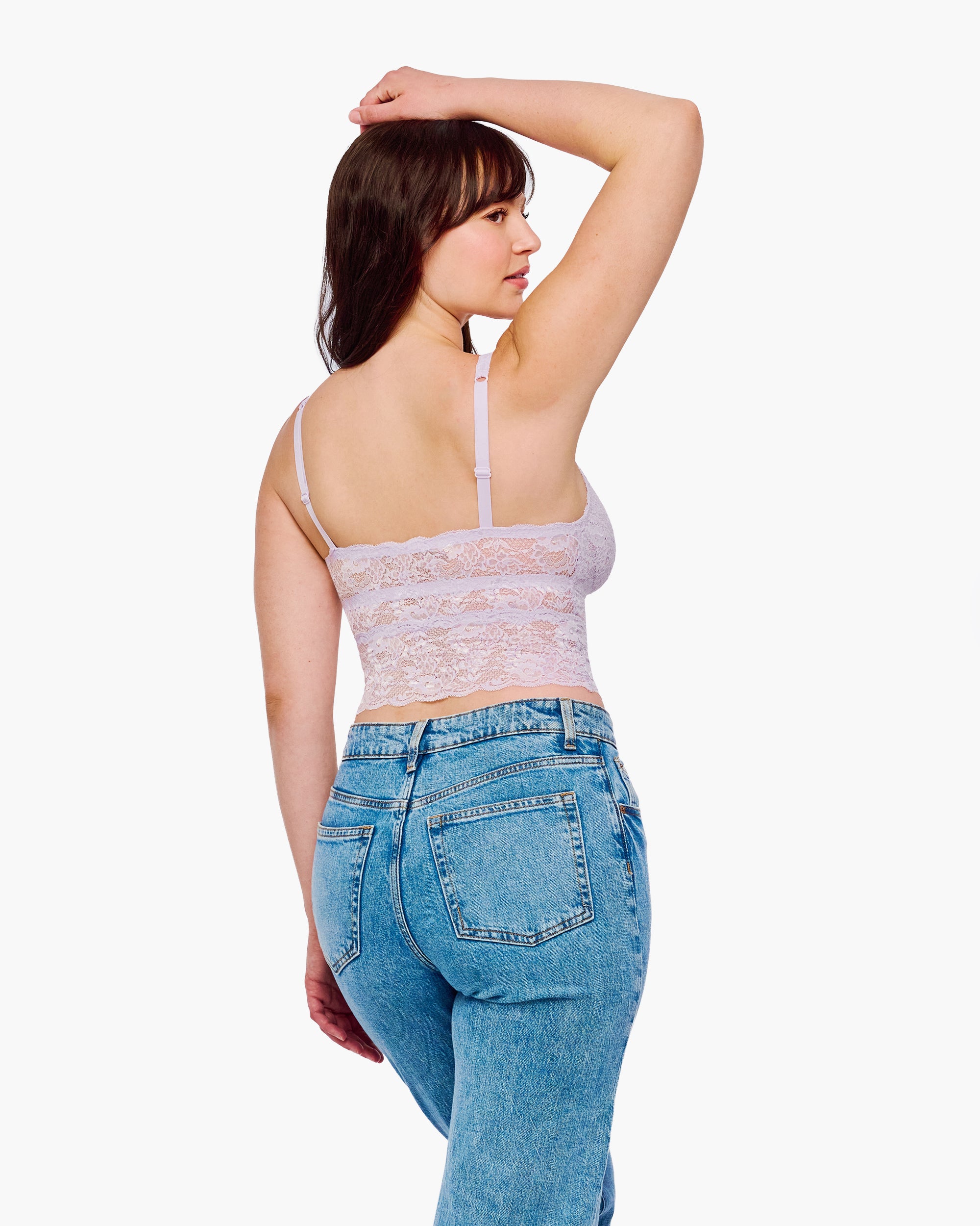Púrpura Camisolas - Never Say Never Top Crop Curvy