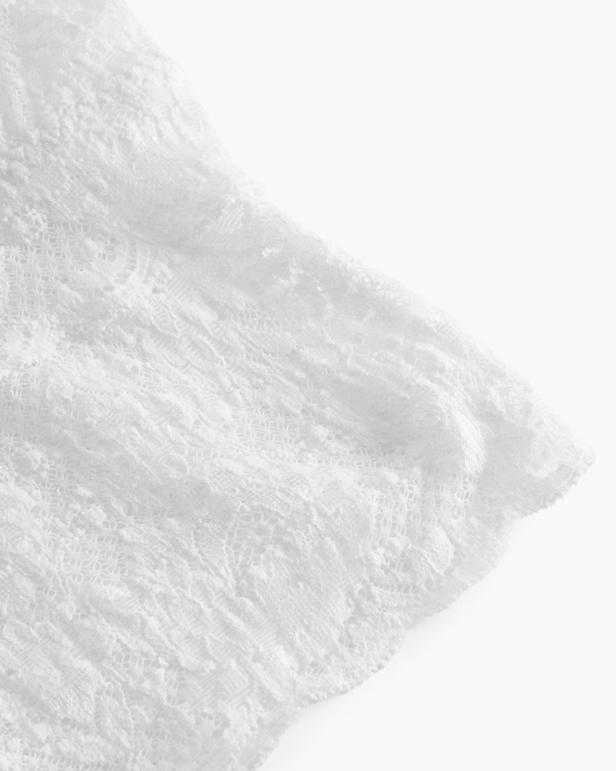 Blanc Débardeur - Never Say Never Caraco Raccourci Curvy Shortie