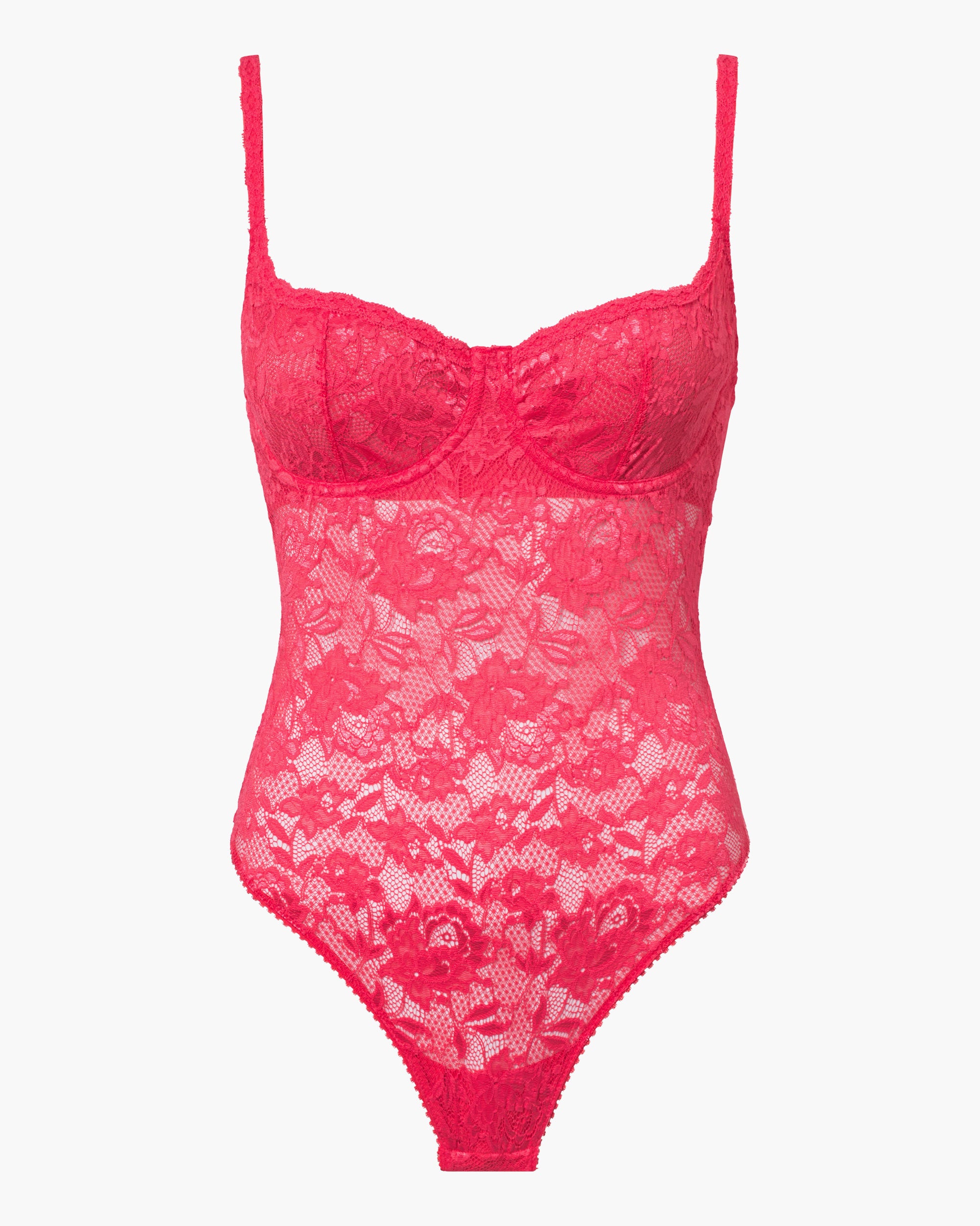 Pink Teddy - Never Say Never Balconette Bodysuit