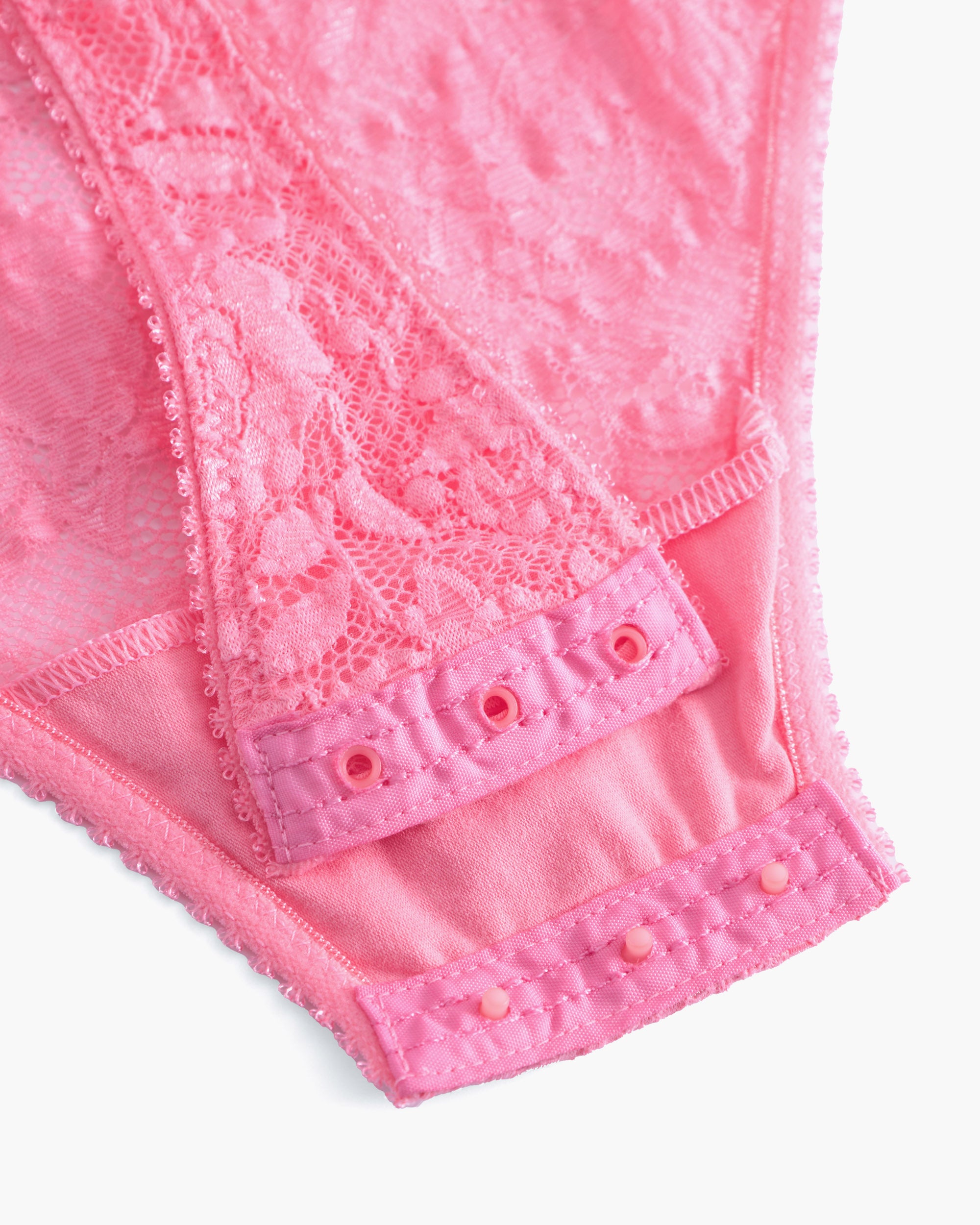 Pink Teddy - Never Say Never Balconette Bodysuit