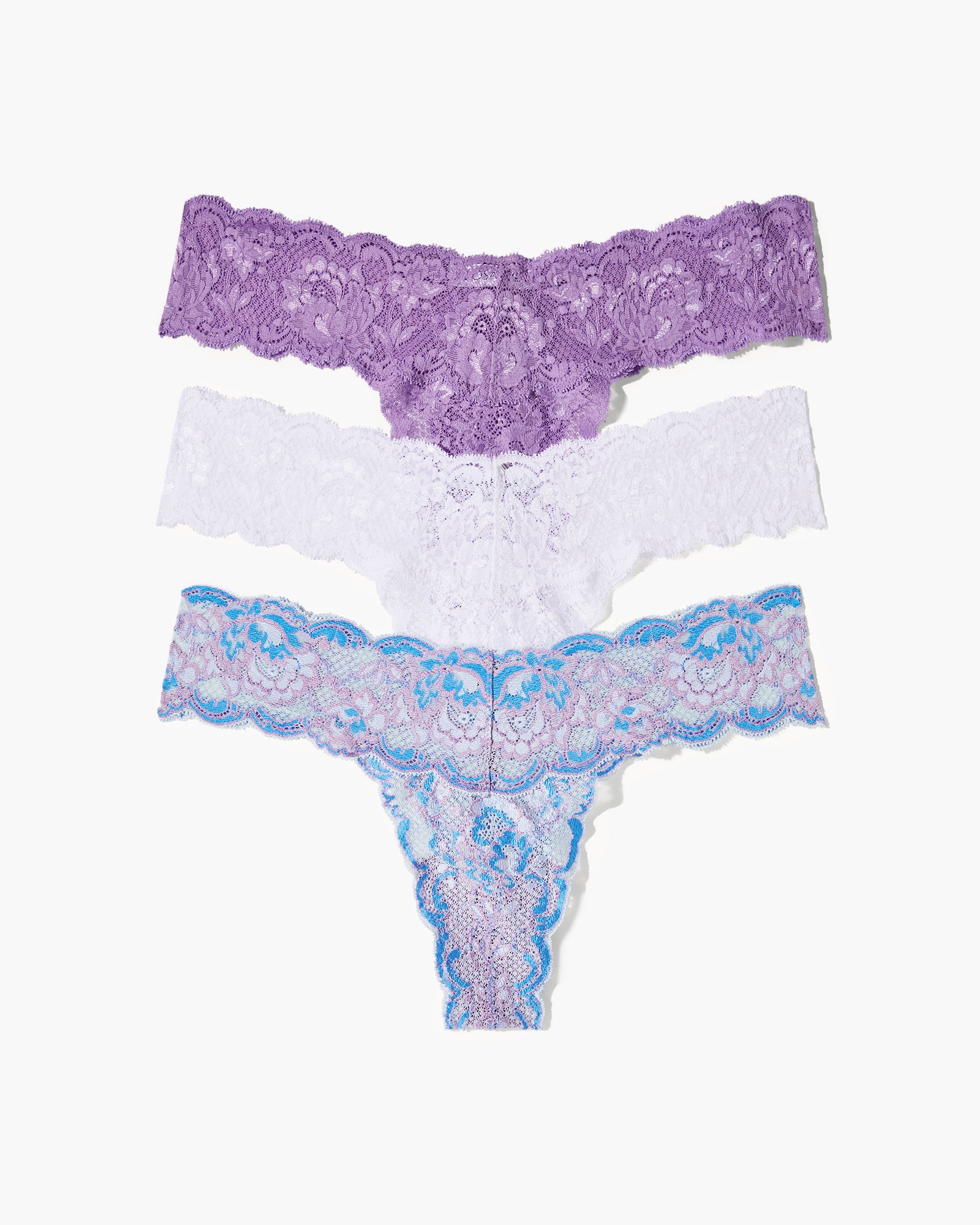 Multi String - Never Say Never Lot De 3 Tangas Cutie