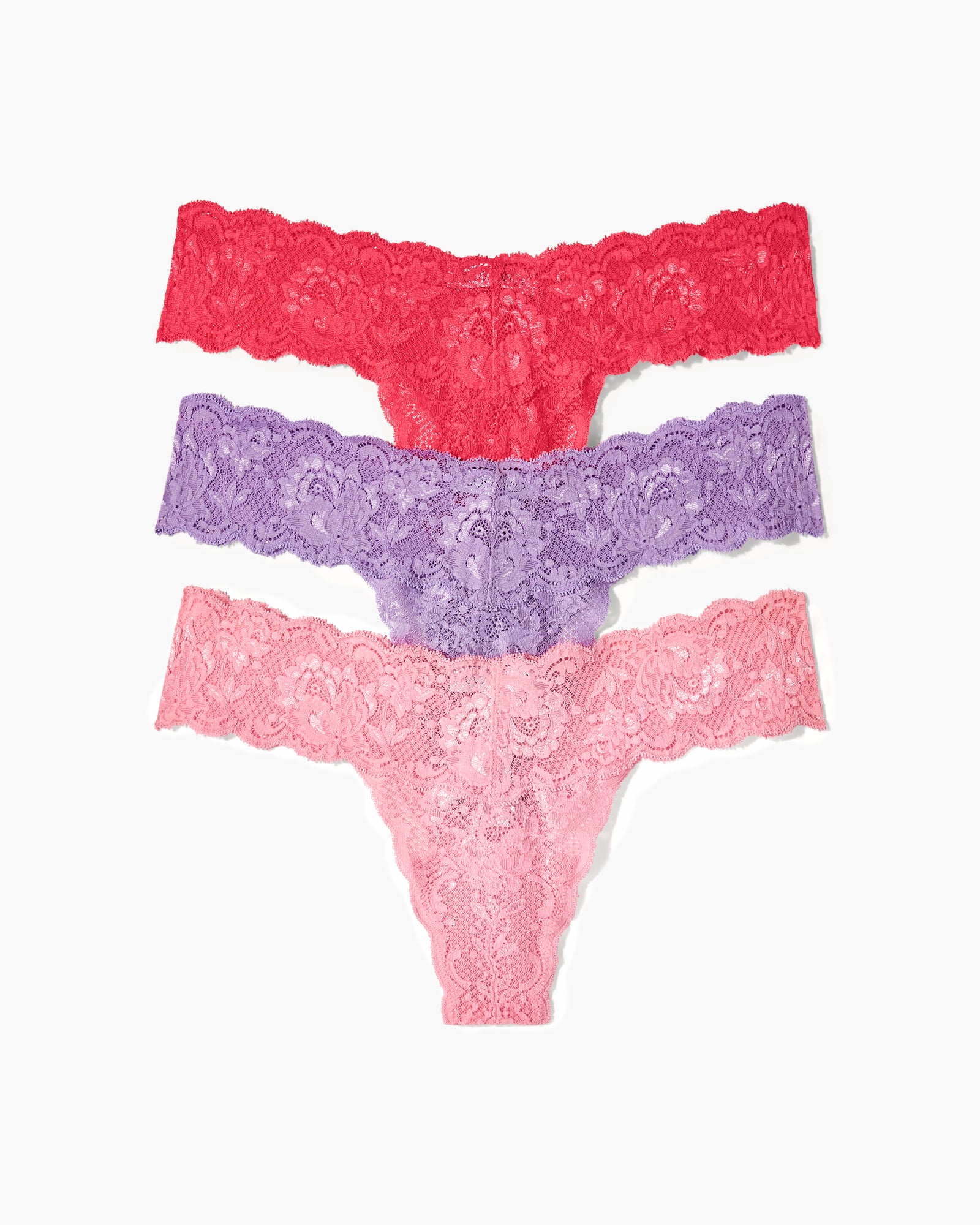 Multi Thong - Never Say Never Cutie Lr Thong 3 Pack