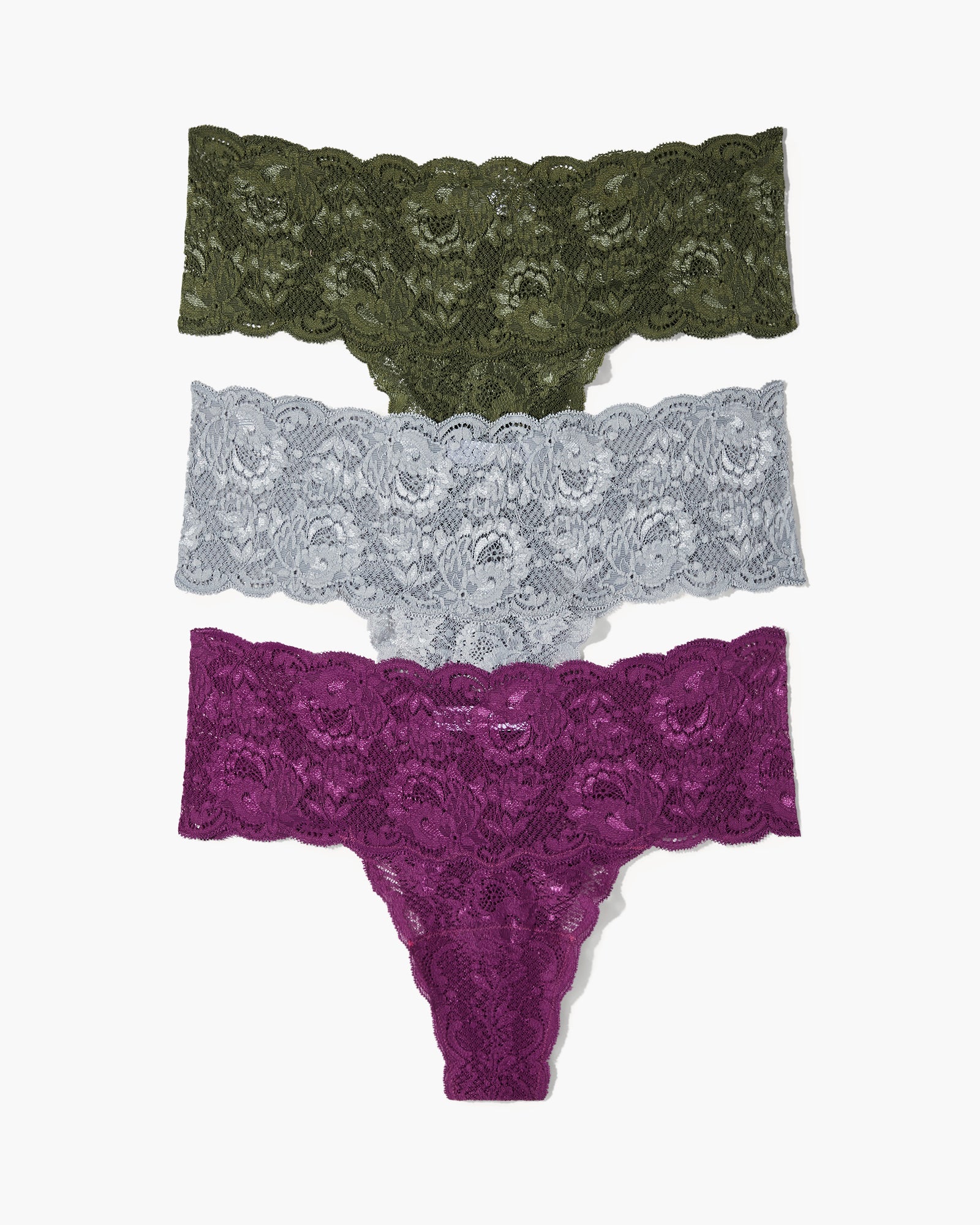 Multi Thong - Never Say Never Comfie Thong 3 Pack
