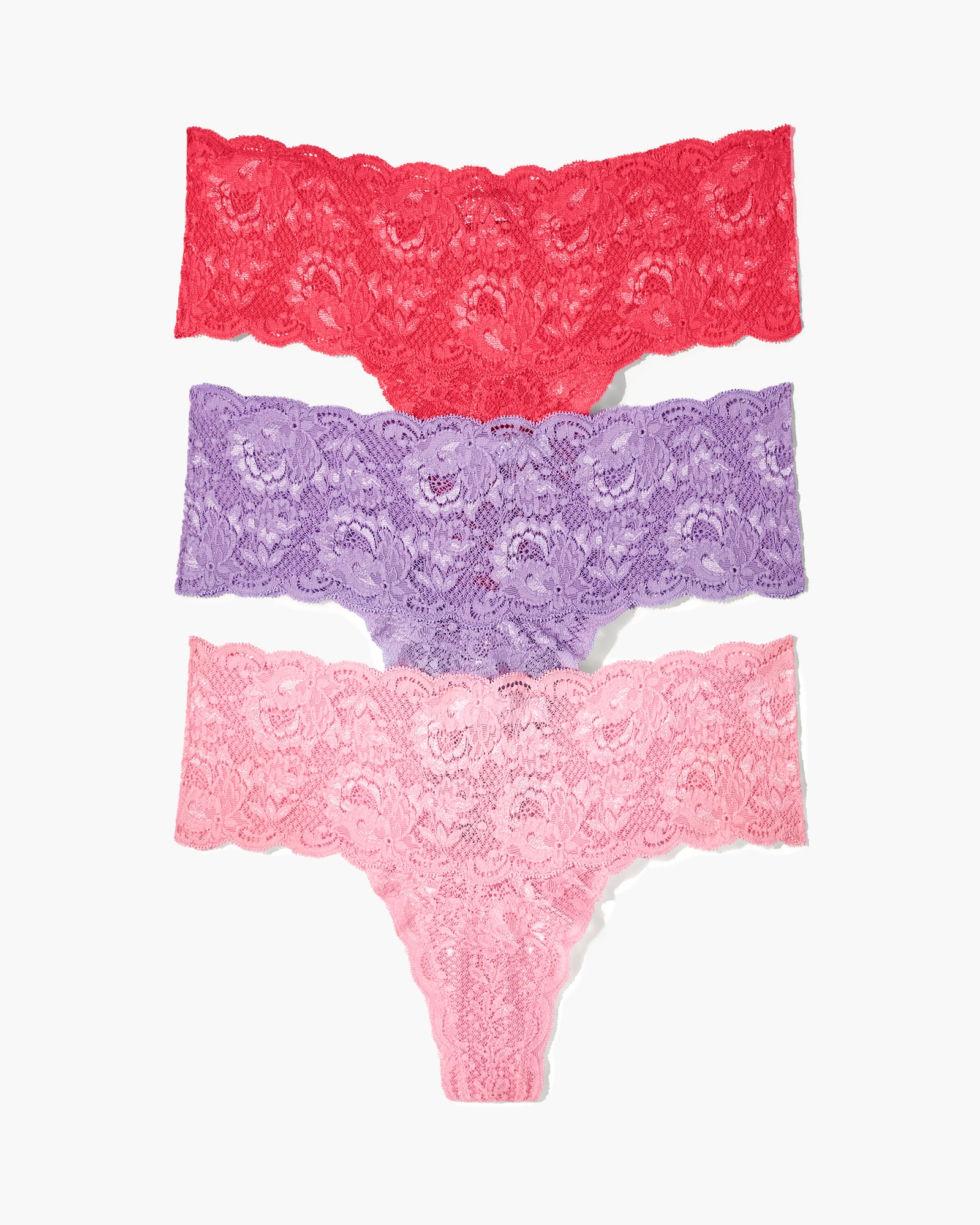 Multi Tanga - Never Say Never Tanga Comfie, 3Er-Pack