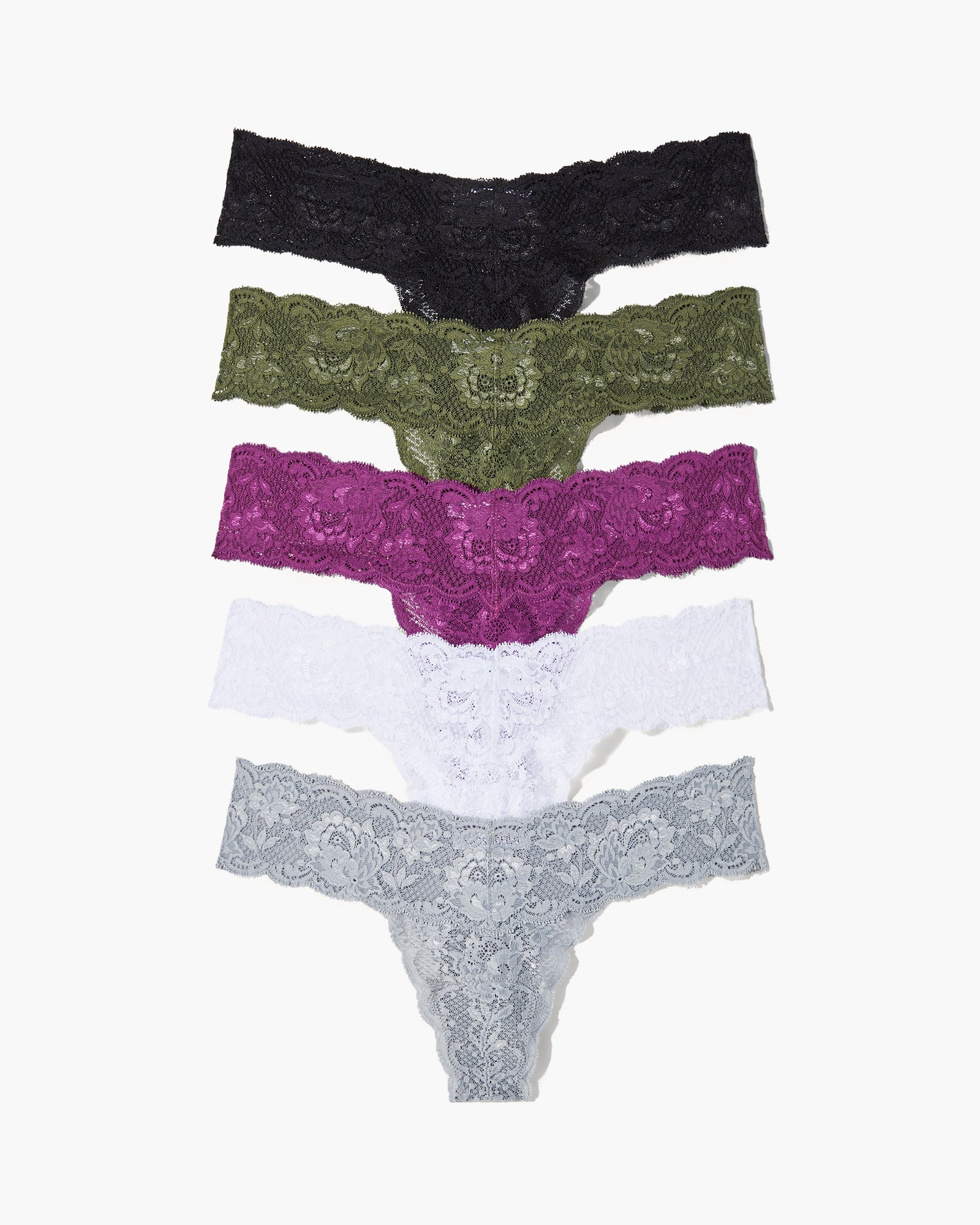 Multi Tanga - Never Say Never Tanga Cutie, 5Er-Pack