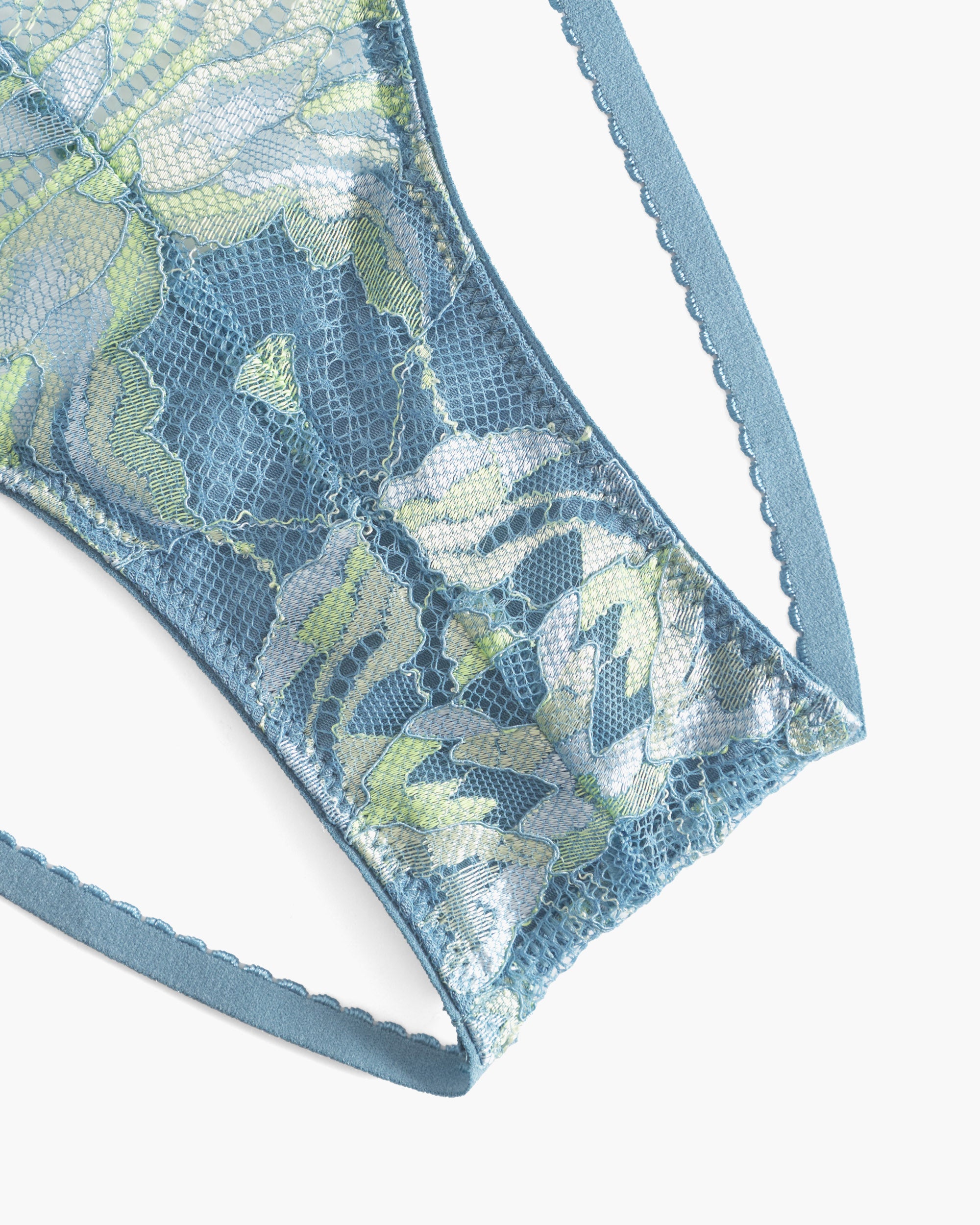 Azul Braguitas Tipo Bikini - Paradiso Braguita Clásica Con Abertura