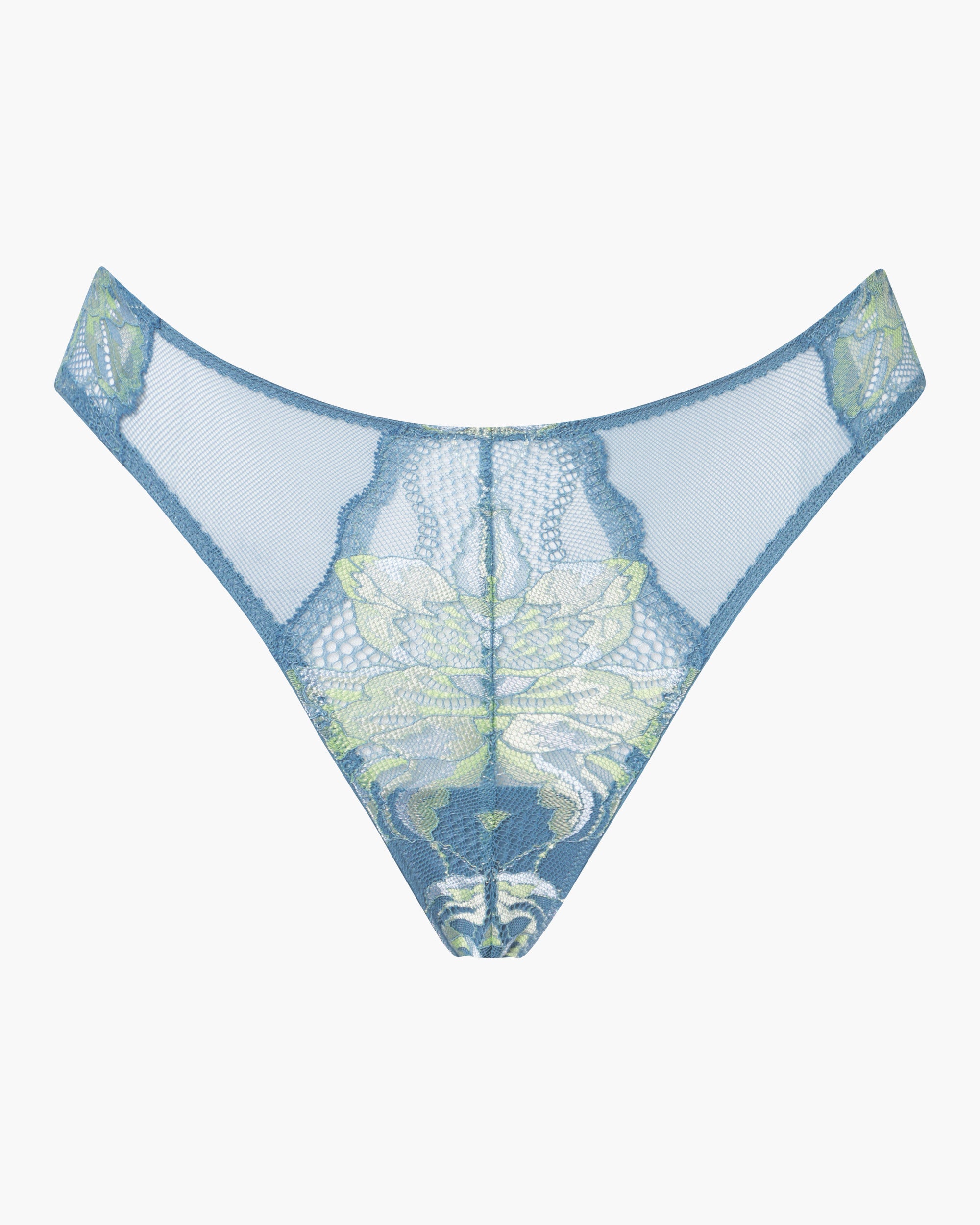 Bleue Culotte Style Bikini - Paradiso Culotte Ouvert