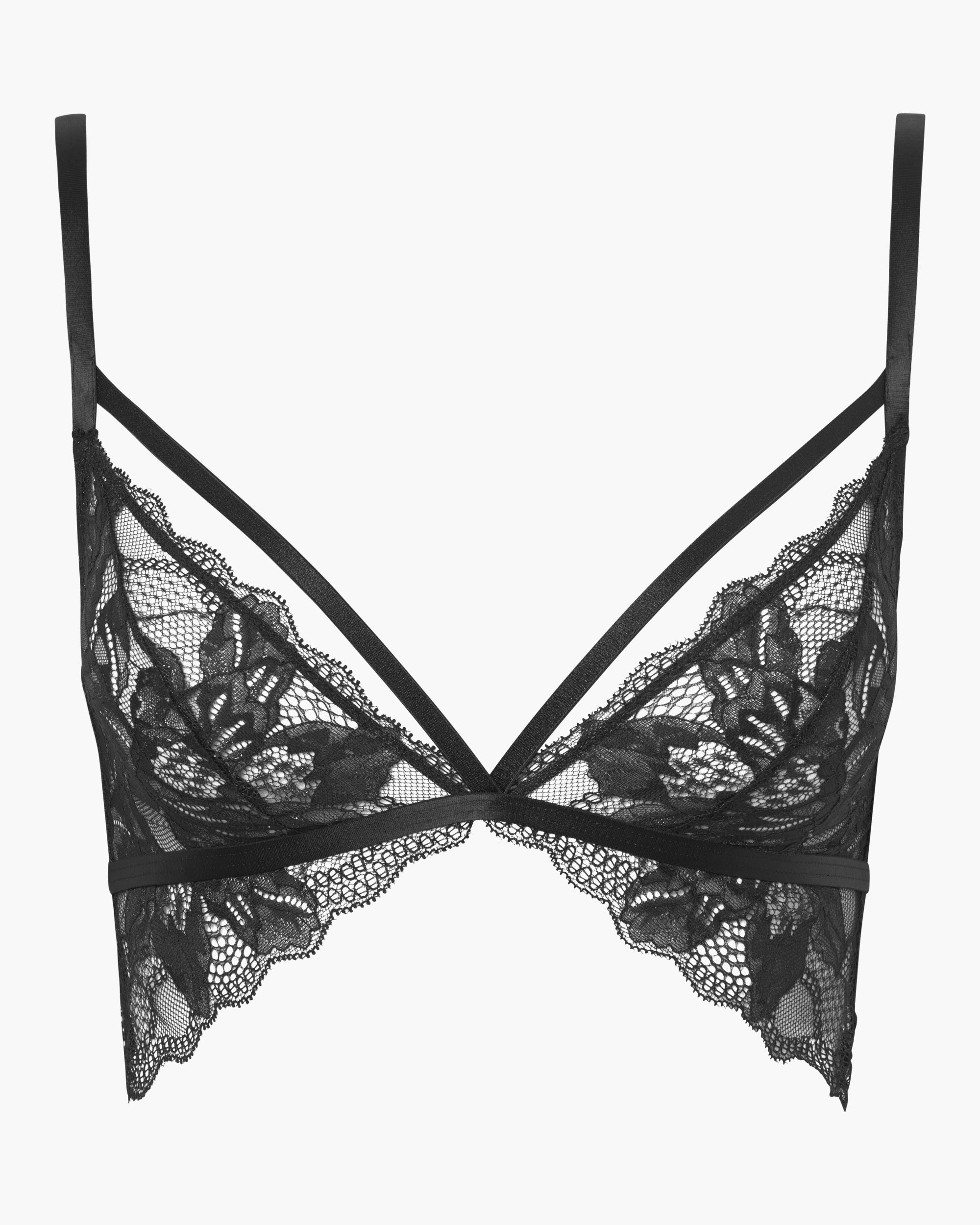 Nero Bralette - Paradiso Bralette A Triangolo