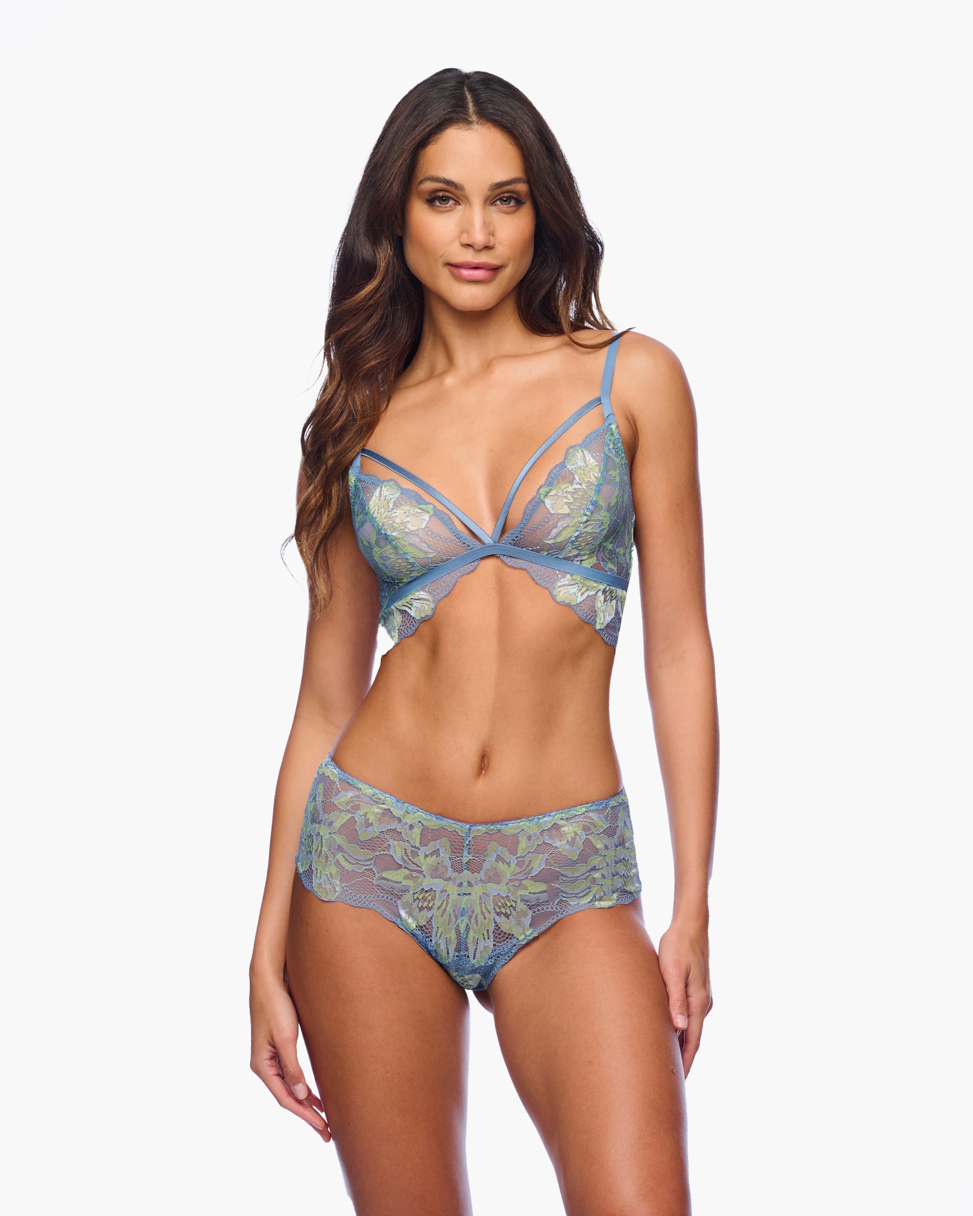 Blue Bralette - Paradiso Triangle Bralette