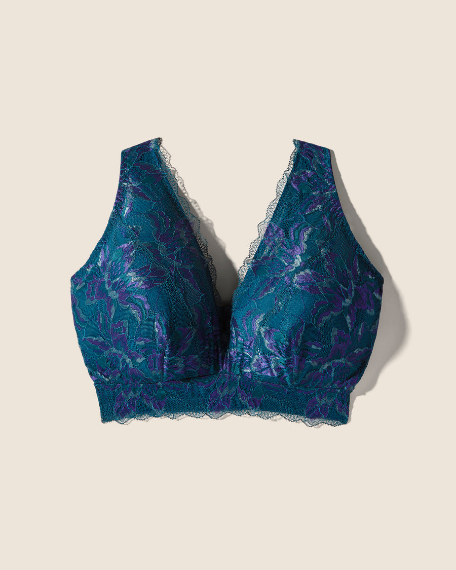 Blu Bralette - Paradiso Bralette Con Fascia Alta Super Curvy