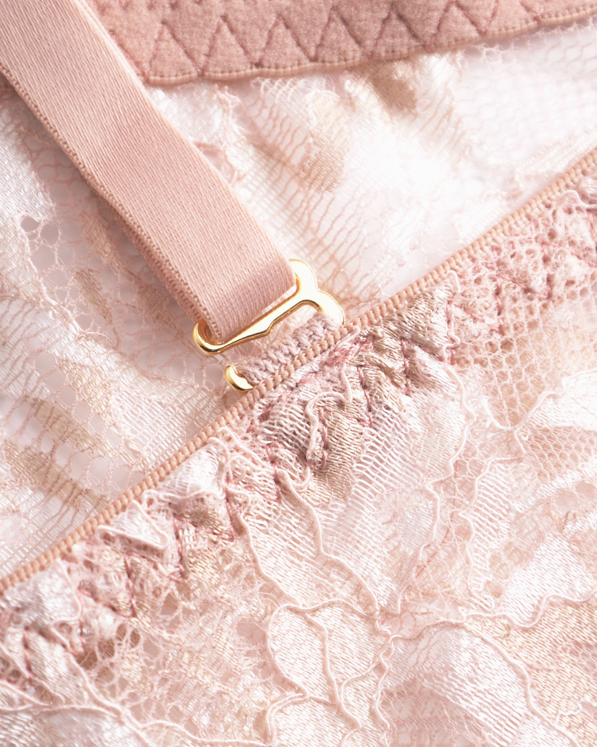 Rosa Body - Paradiso Teddy Con Scollatura Profonda