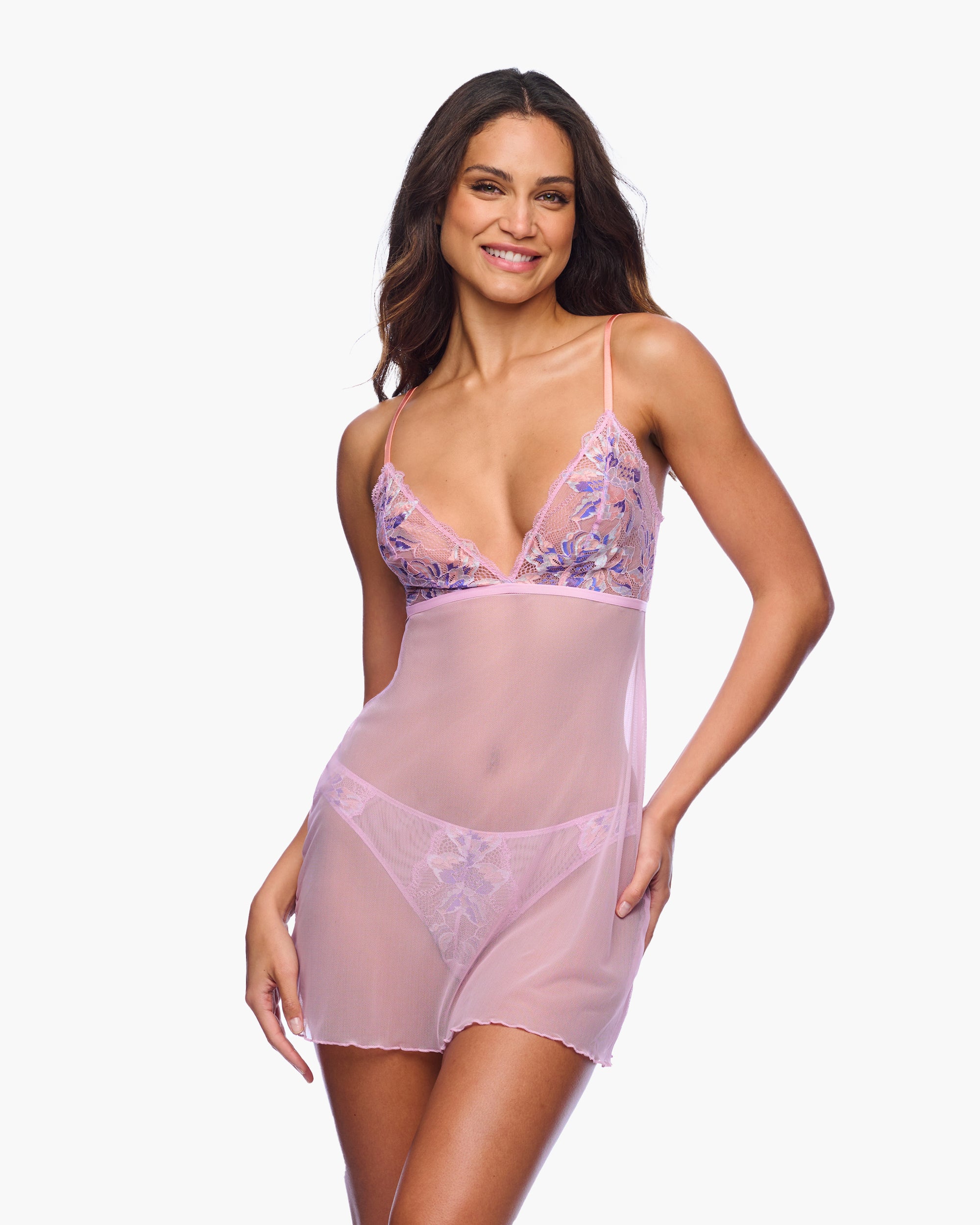 Rosa Sottovesti - Paradiso Camicia Da Notte