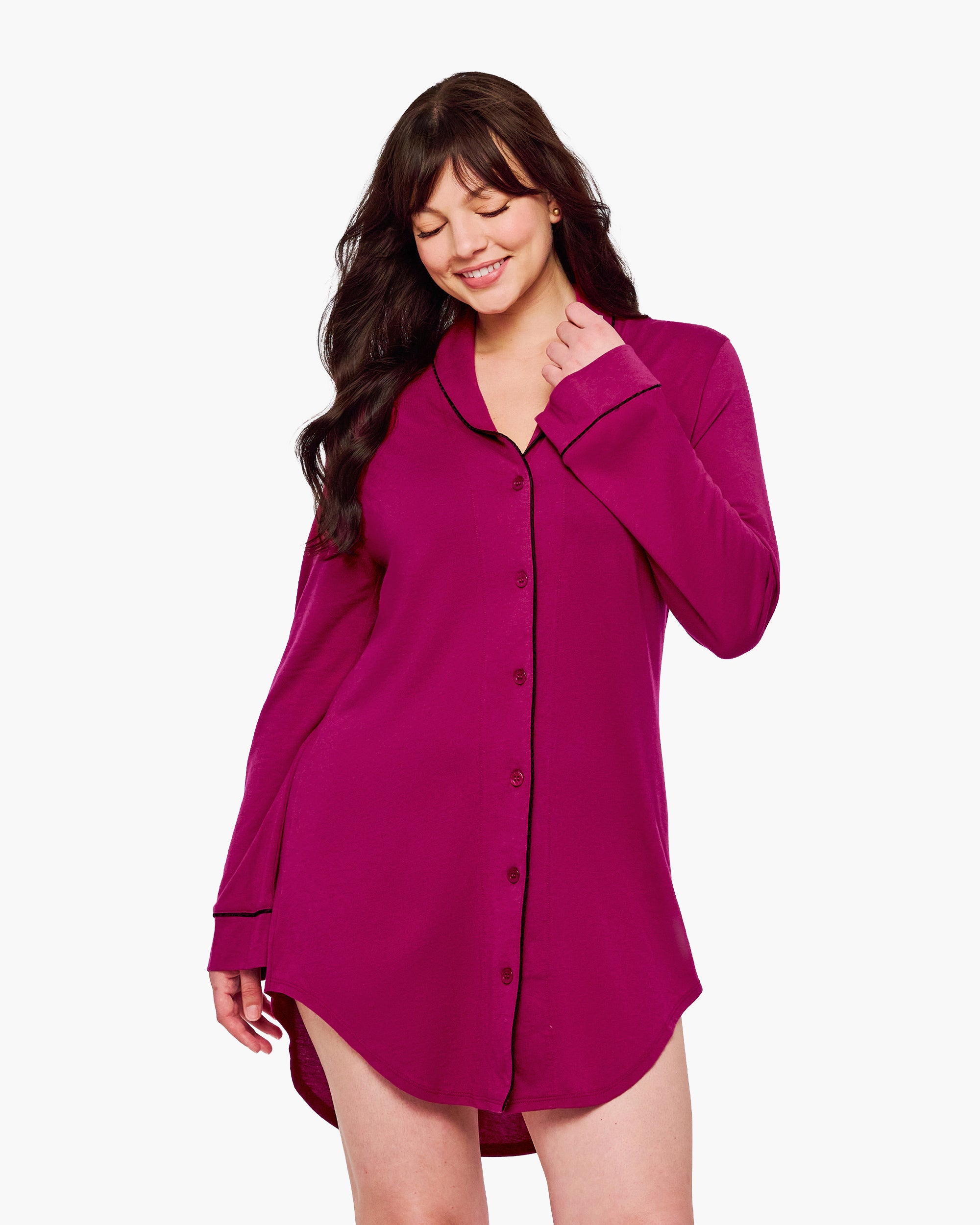 Red Shirt - Bella Lusso Sleep Shirt