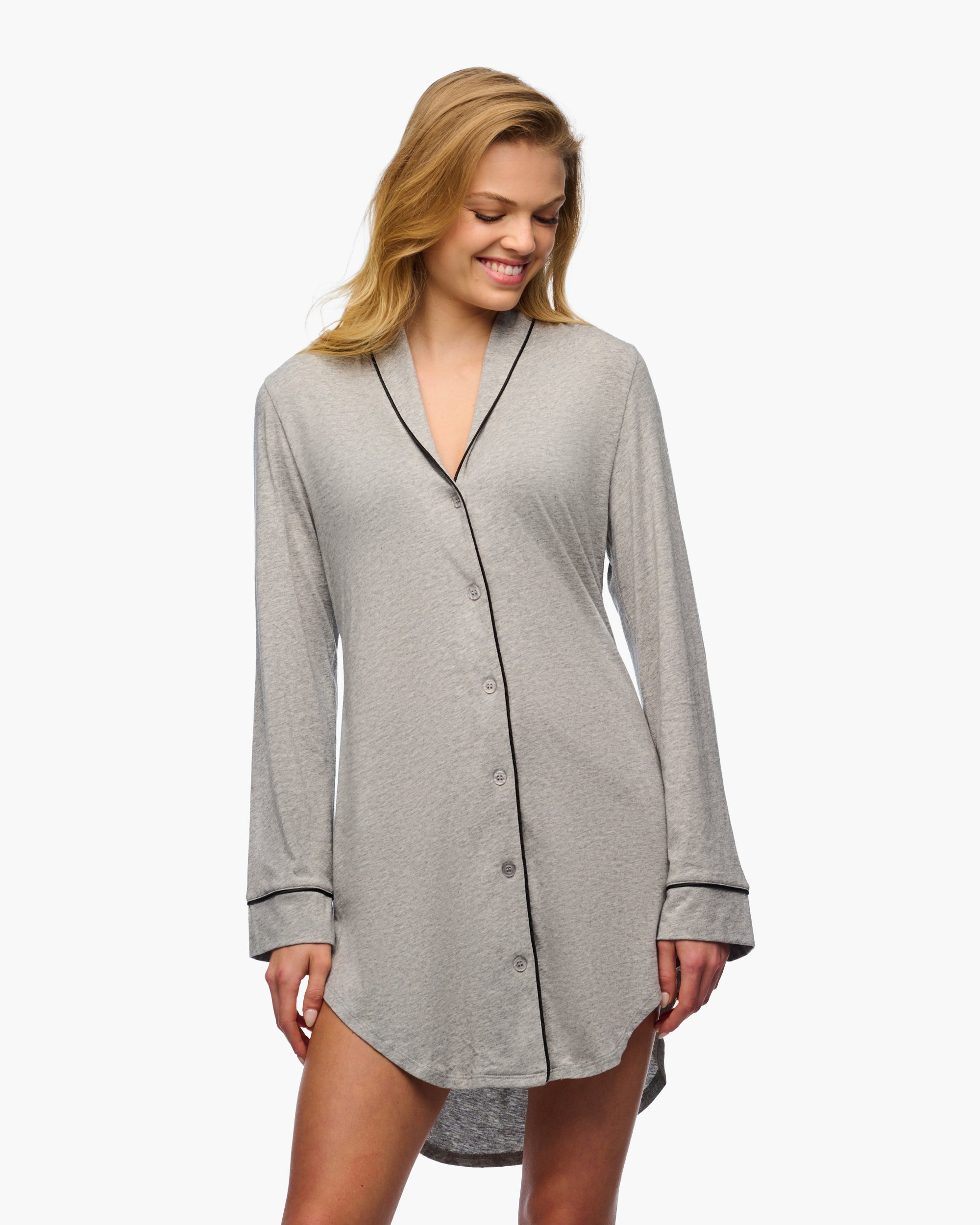 Grise Chemise - Bella Lusso Chemise De Nuit