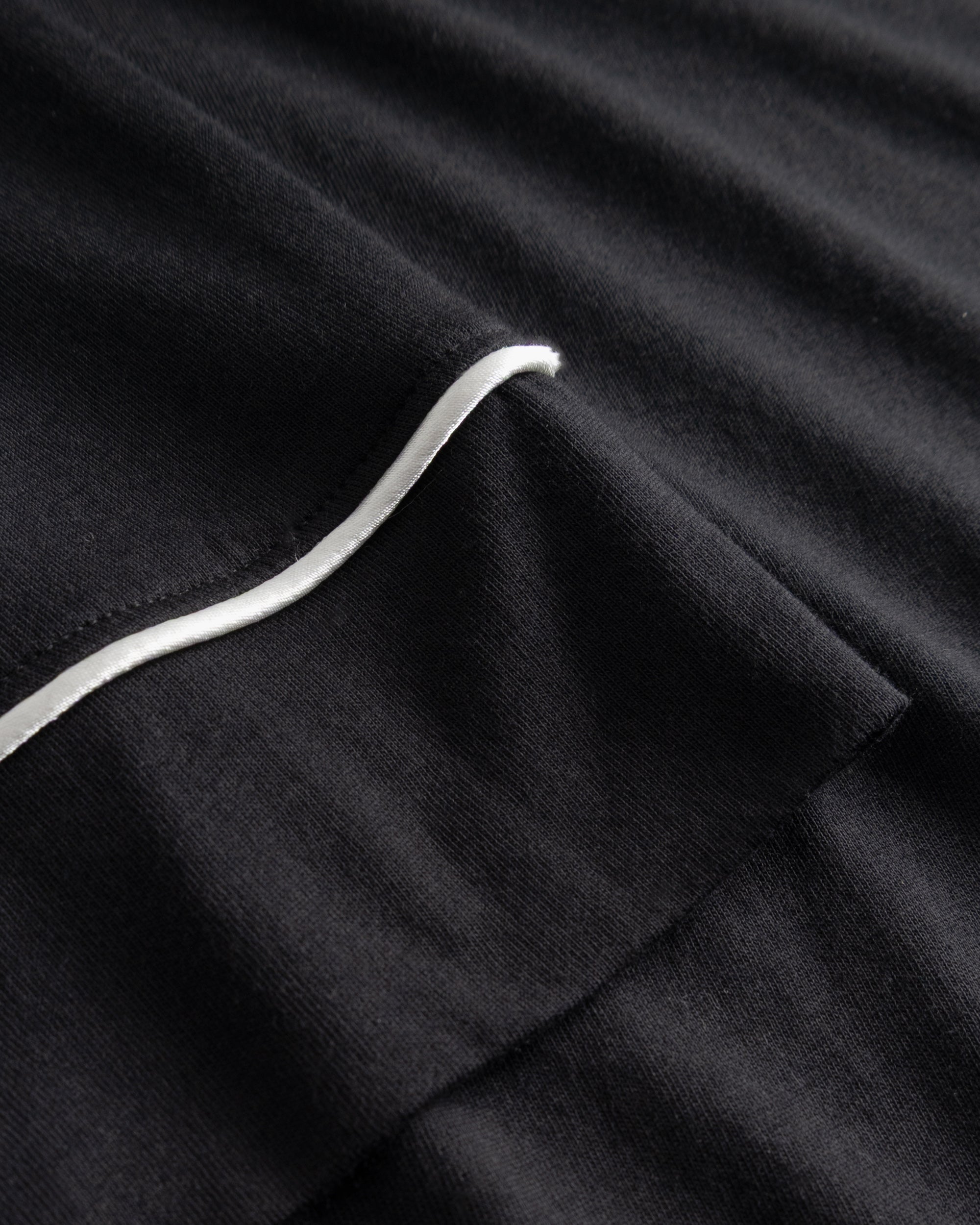 Schwarz Kaftan-Kimono - Pima Lusso Kimono-Mantel