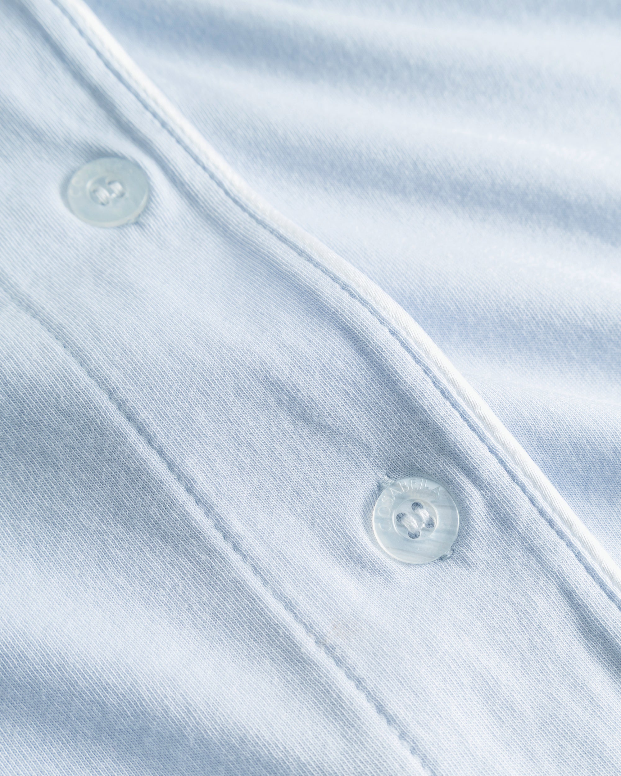 Blau Set - Pima Lusso Set Aus Langarm-Top Und Boxershorts