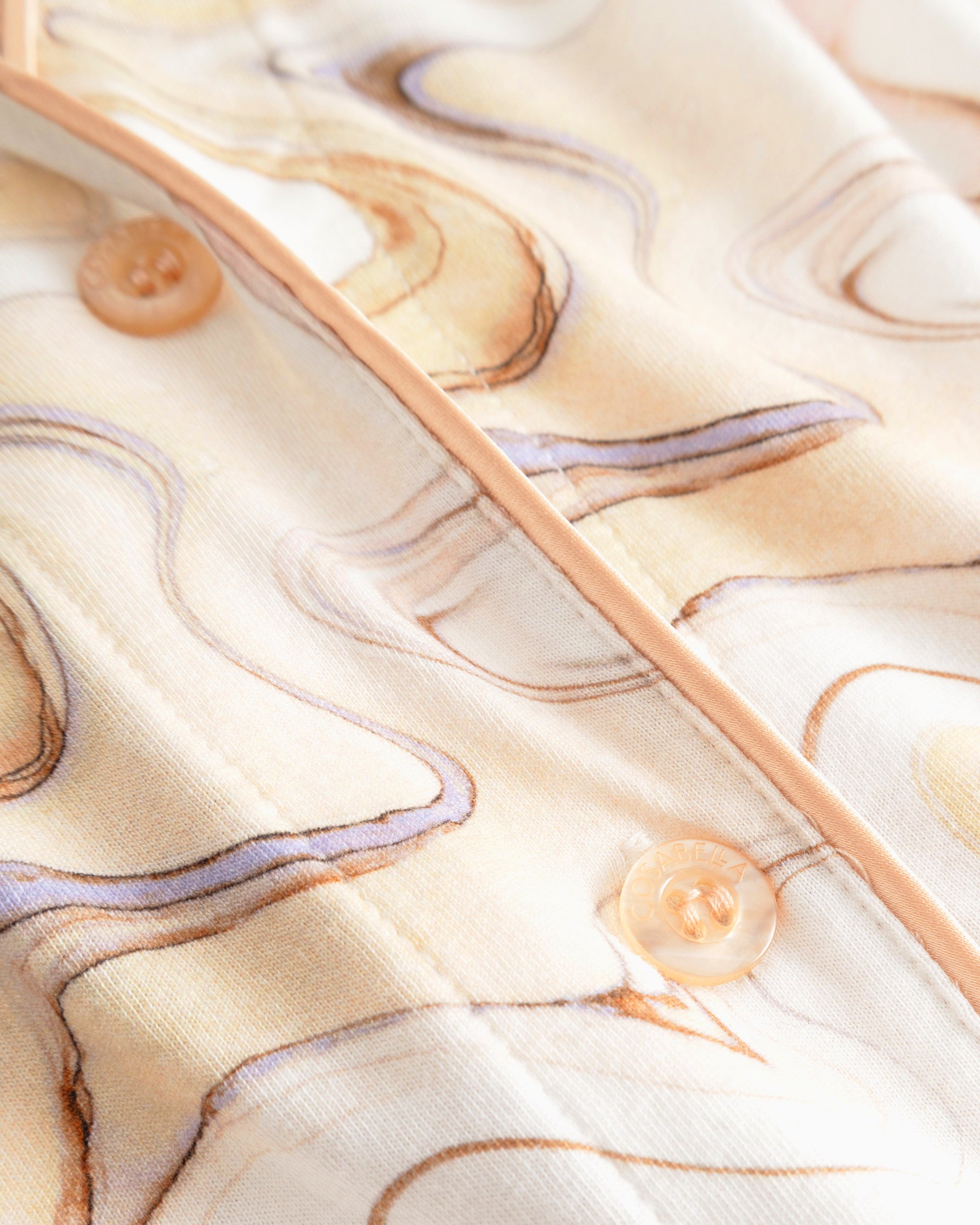 Multi Set - Pima Lusso Printed Top A Maniche Lunghe Stampato & Completo Pigiama Con Boxer