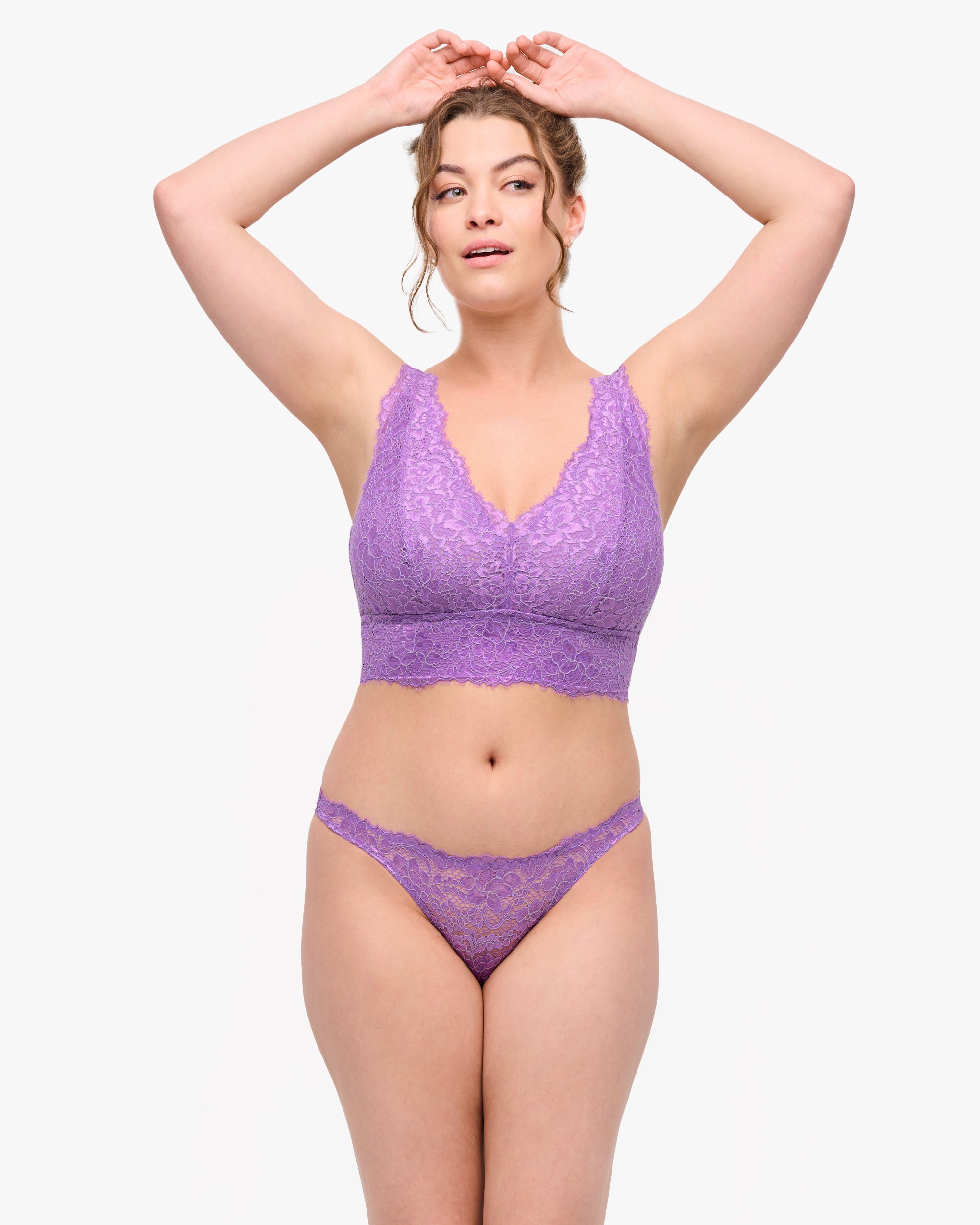 Lila Tanga - Pret A Porter Tief Sitzender Tanga