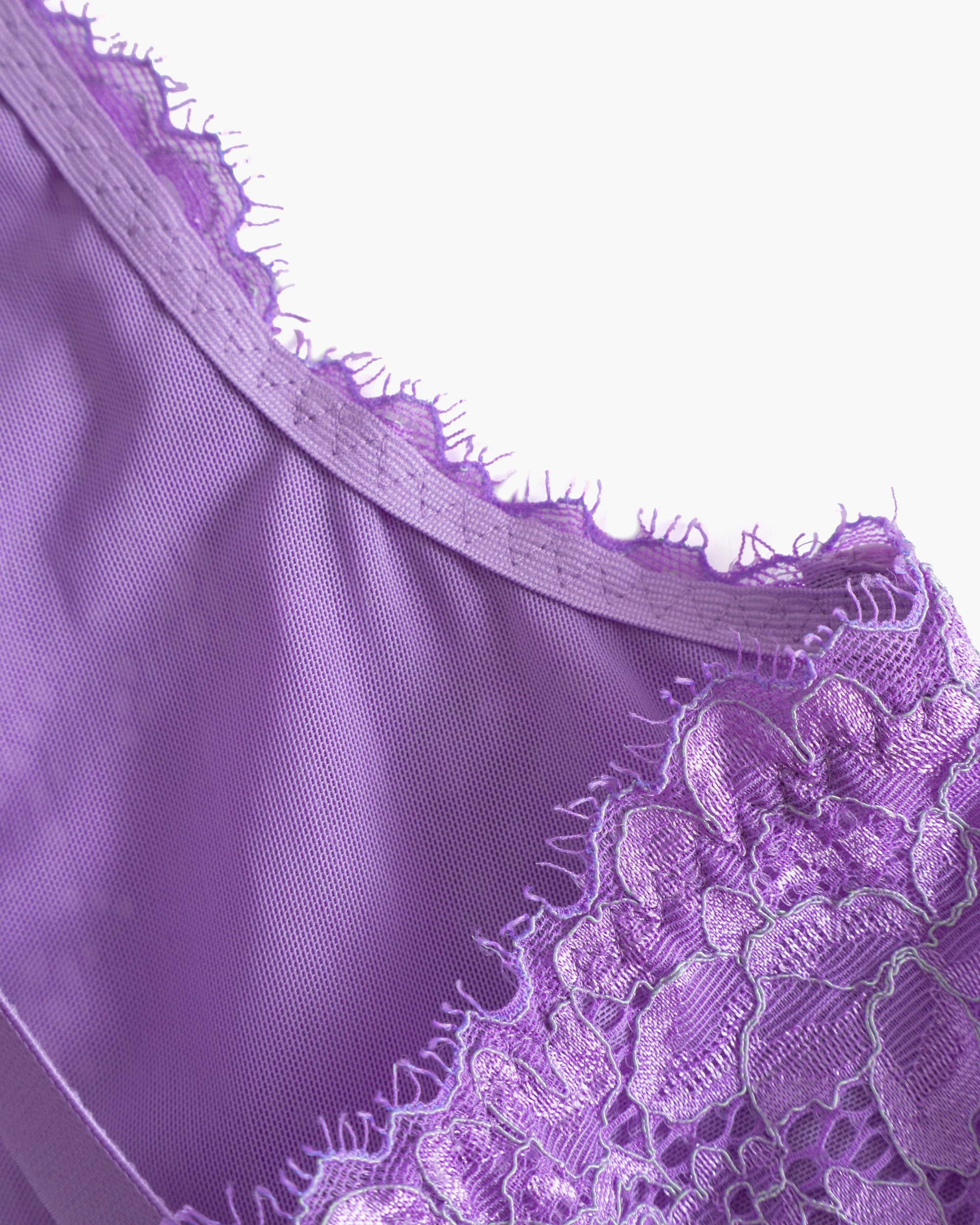 Purple Bralette - Pret A Porter Curvy Longline Bralette