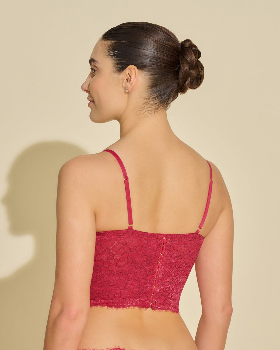 Rouge Bustier - Pret A Porter Camisole Bustier Poussoir