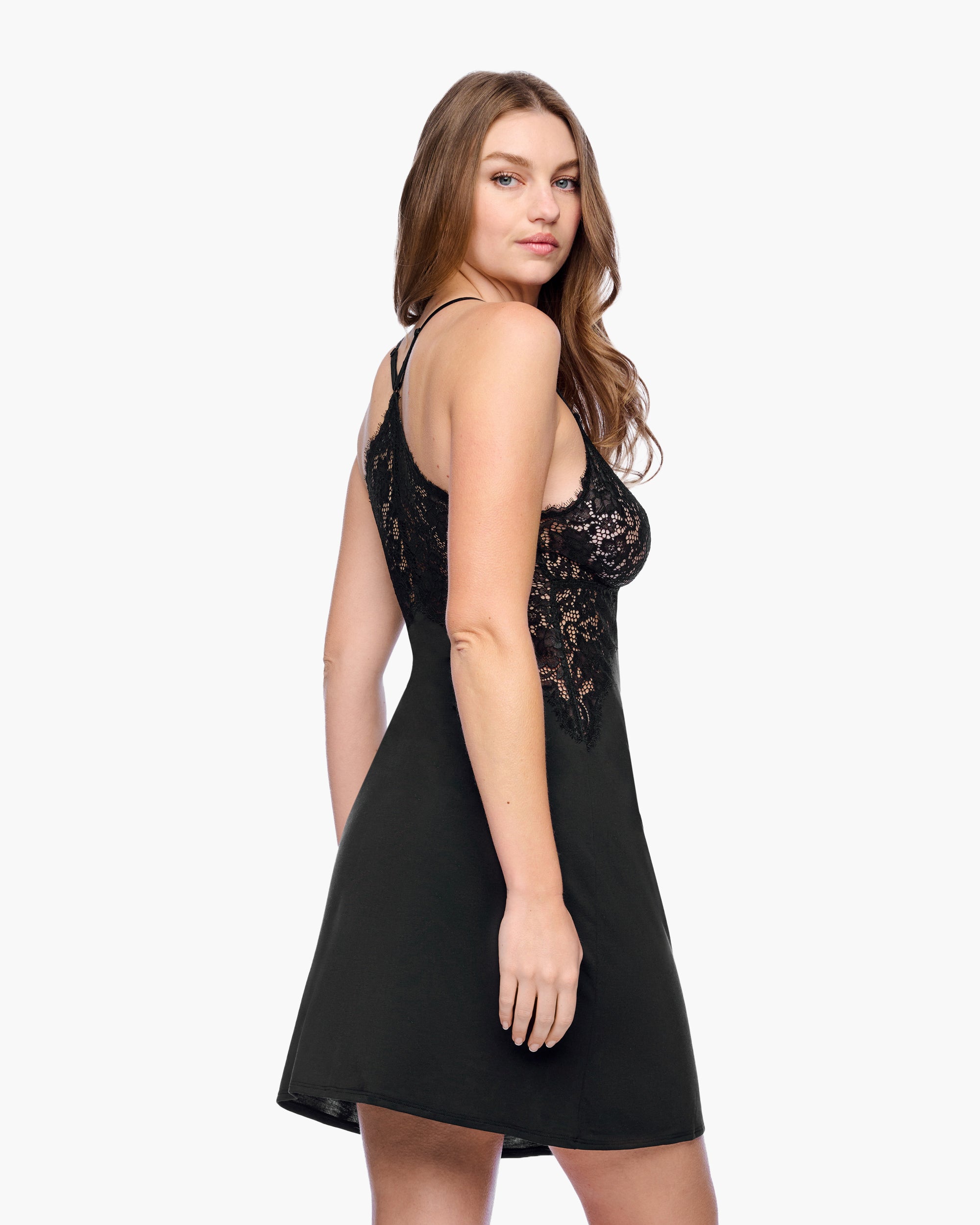 Black Chemise - Pret A Porter Italian Nightie