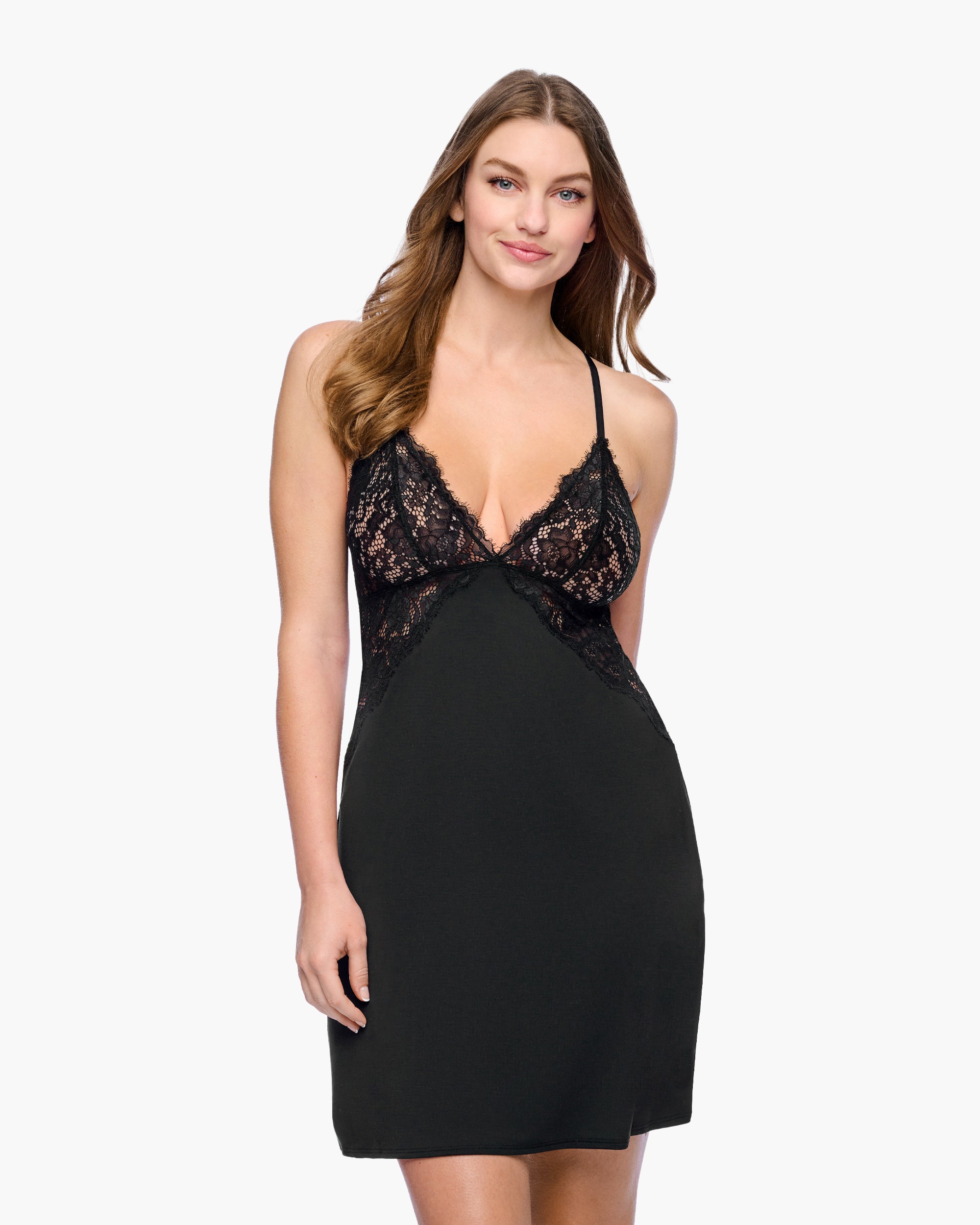 Negro Camisones - Pret A Porter Camisón Italiano