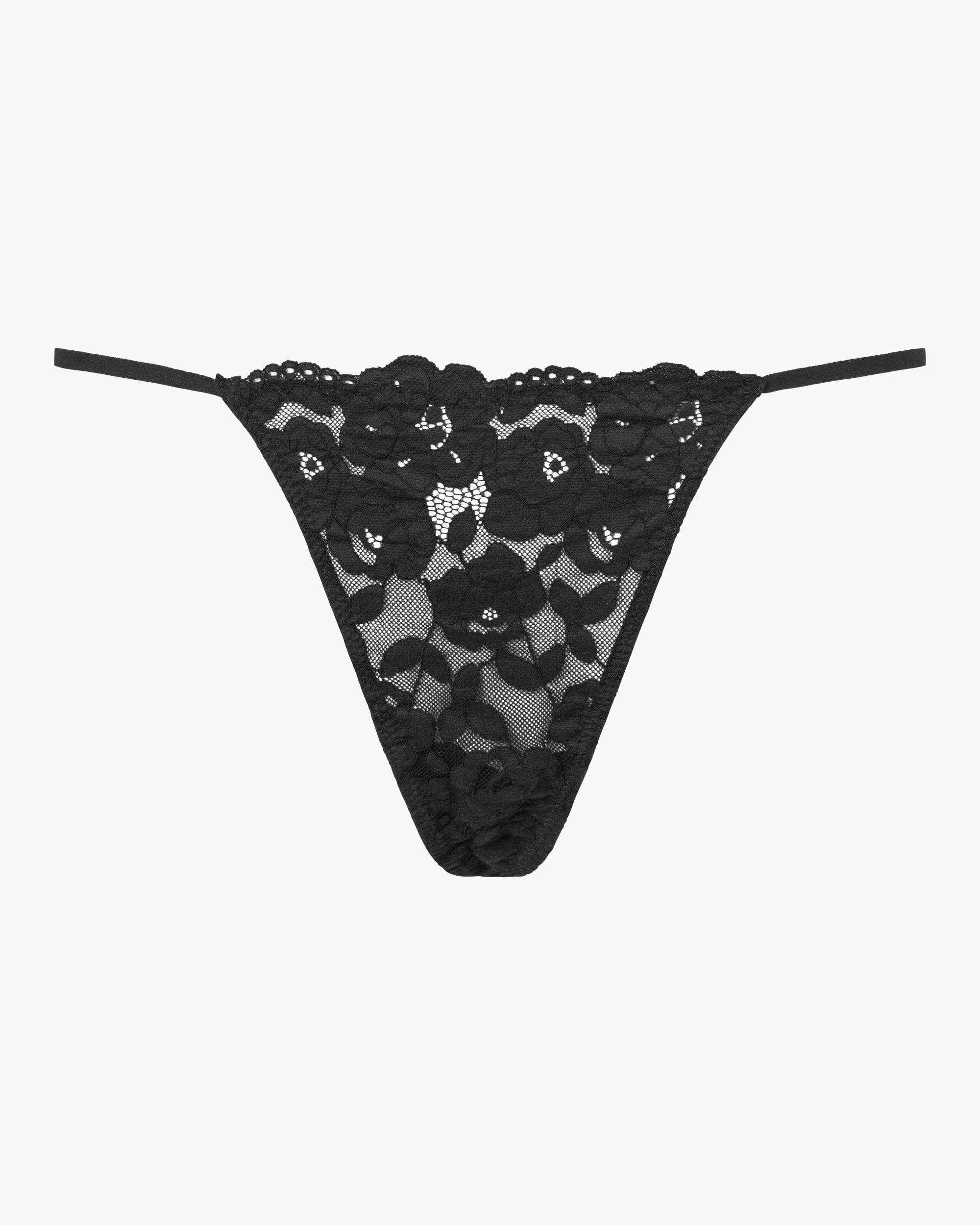 Noir String Ficelle - Romanza String