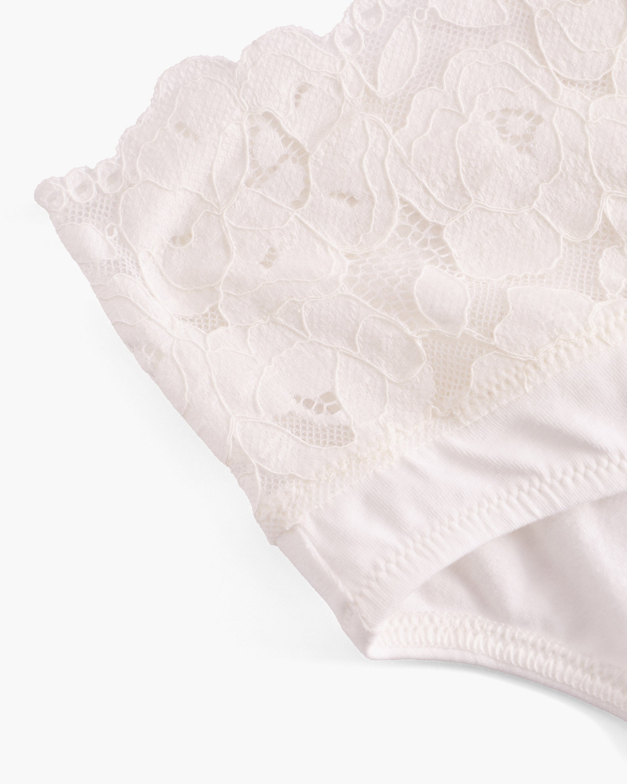 Bianco Slip Sgambati - Romanza Slip A Vita Alta