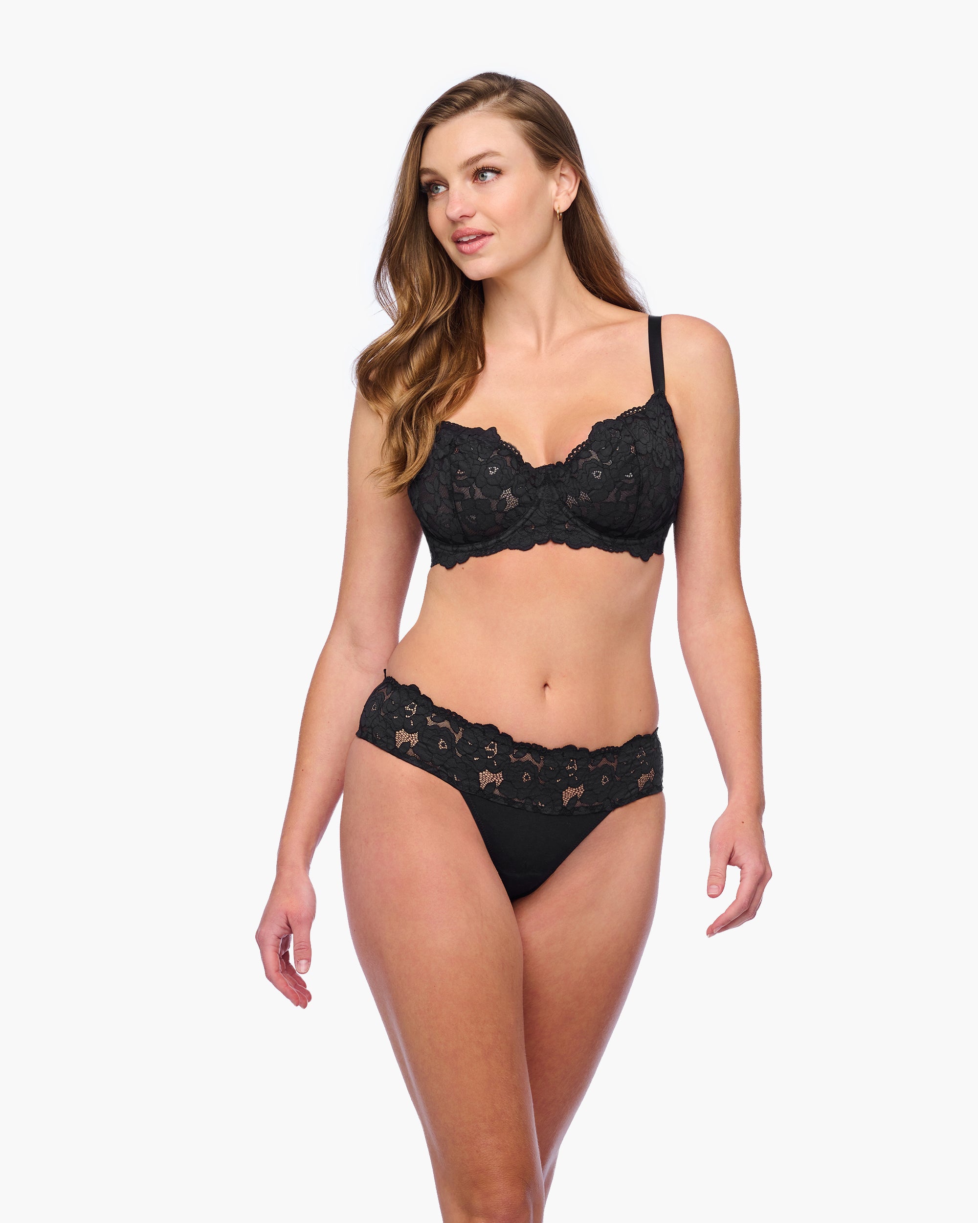 Black Bra - Romanza Balconette Bra