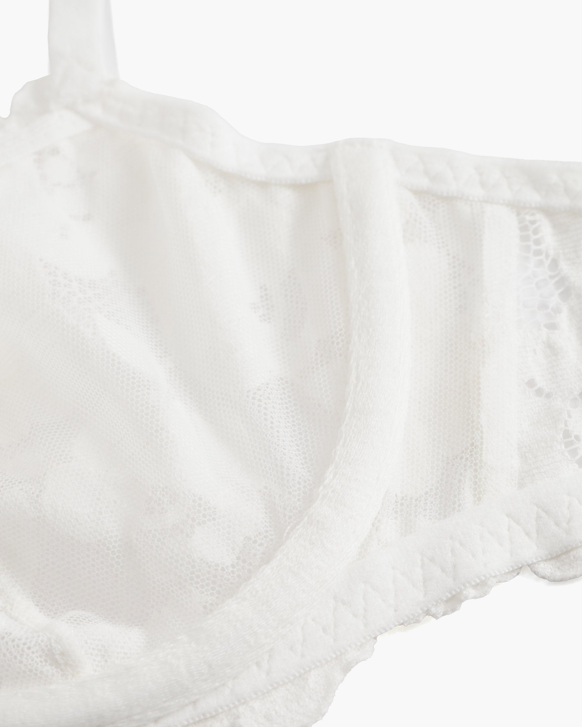 White Bra - Romanza Balconette Bra