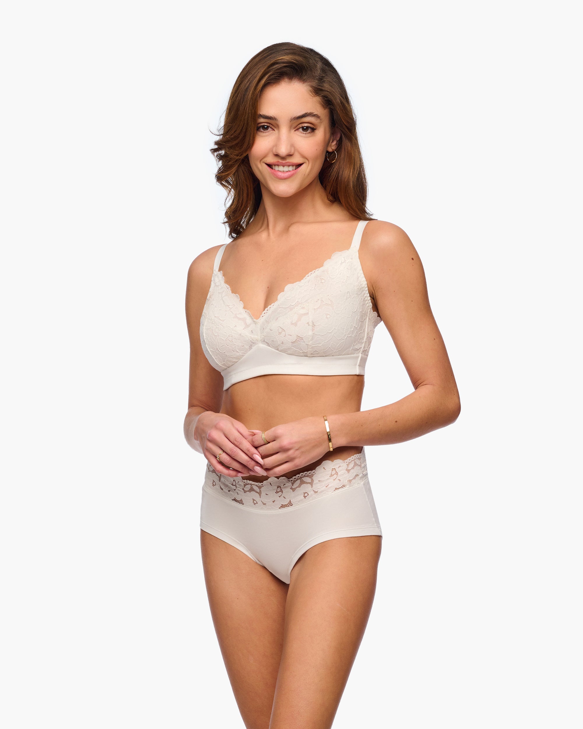 Weiß Bralette - Romanza Bralette Für Kurven