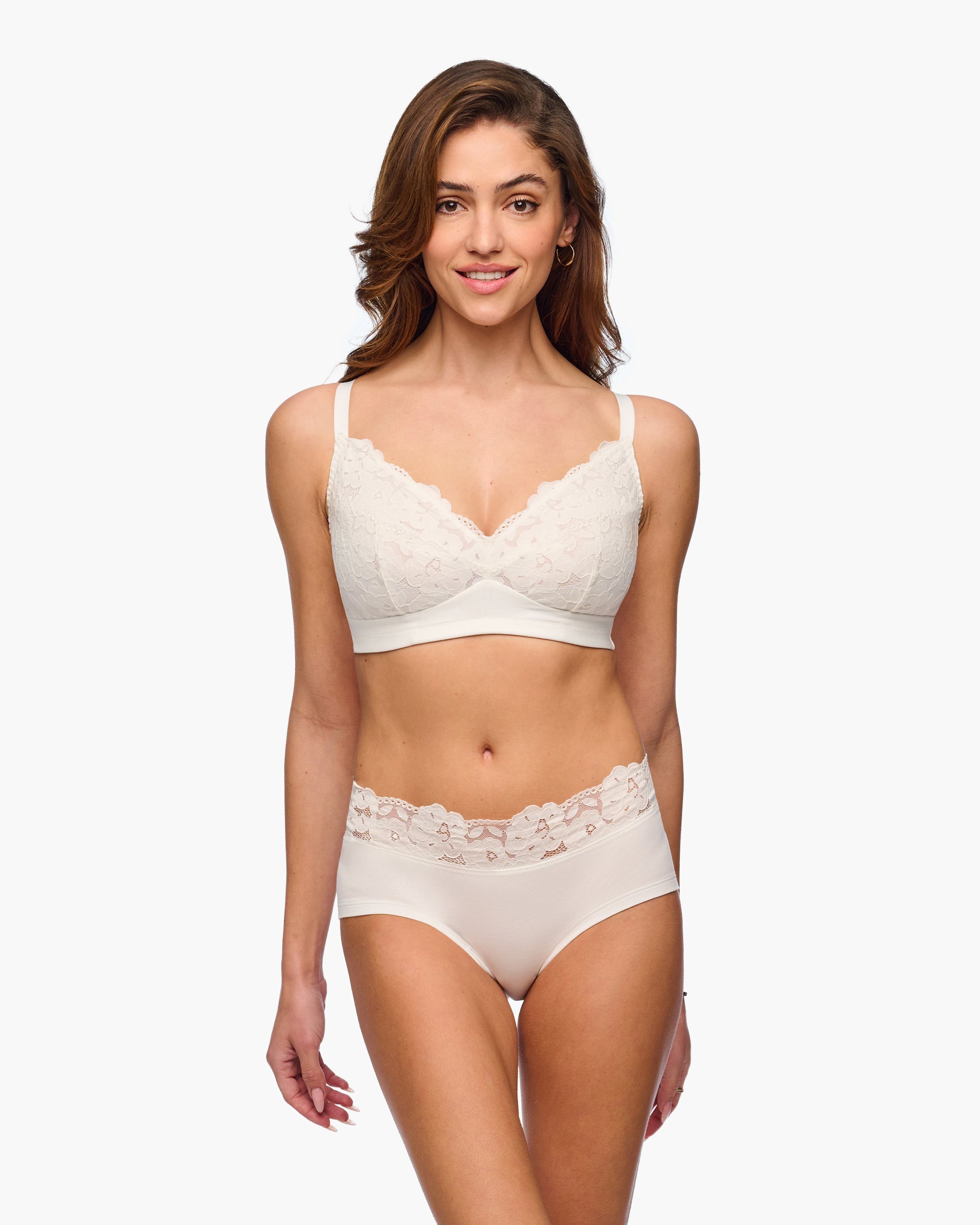 Blanc Bralette - Romanza Bralette Galbée