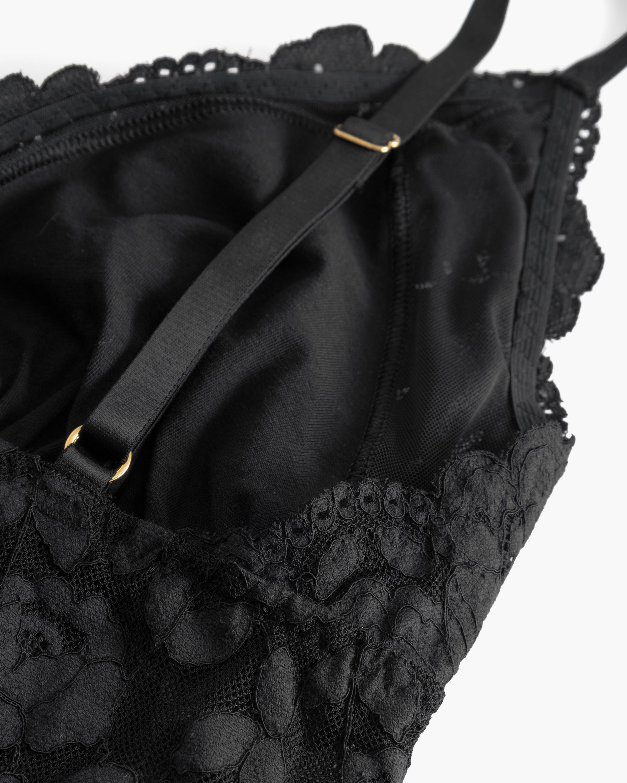 Nero Bralette - Romanza Bralette Con Fascia Alta