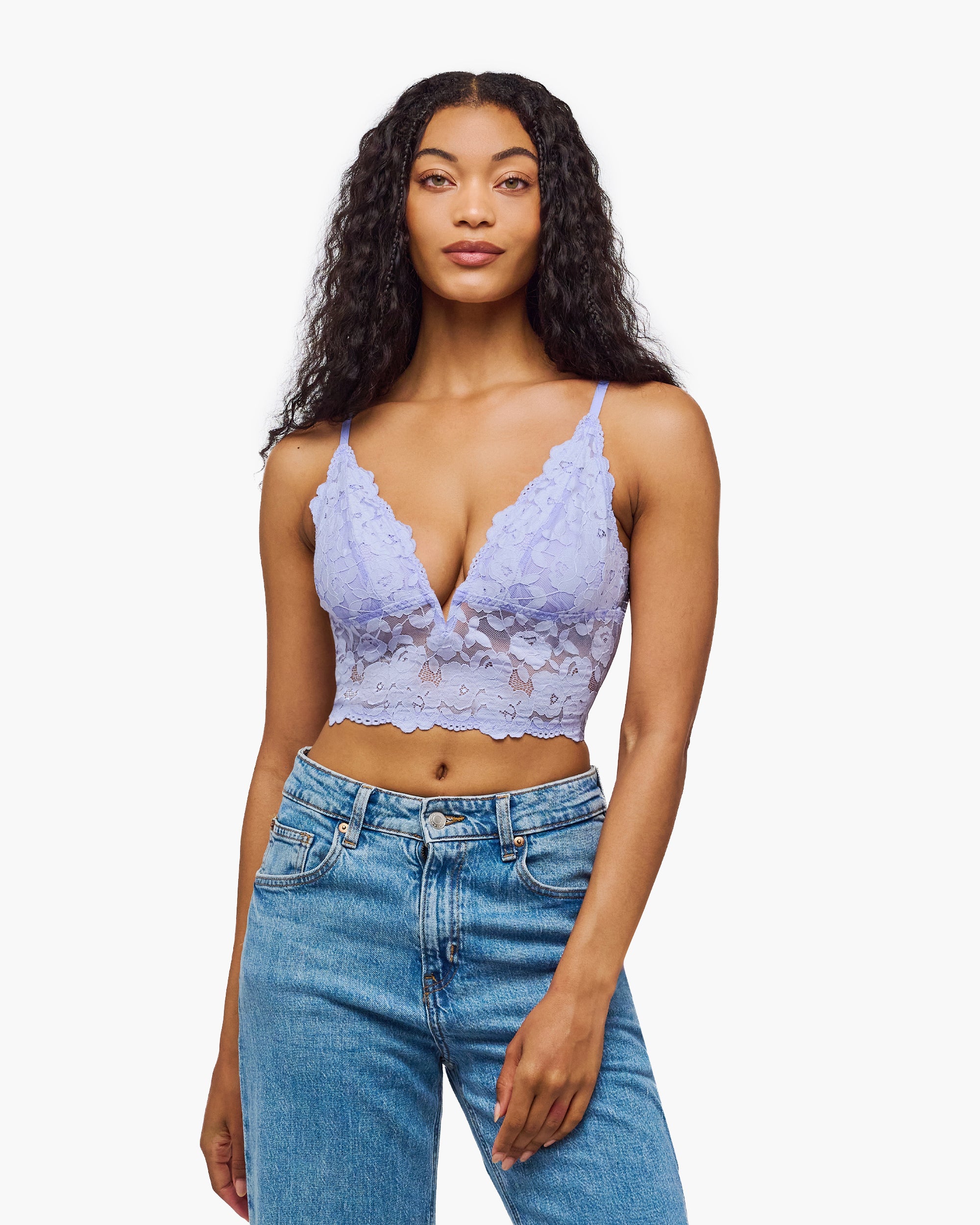 Nero Bralette - Romanza Bralette Con Fascia Alta