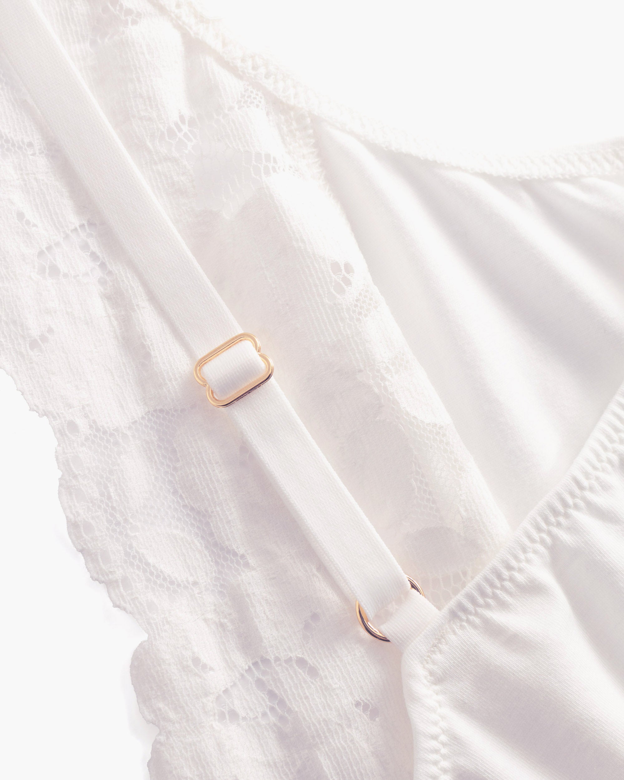 White Teddy - Romanza Sleep Romper