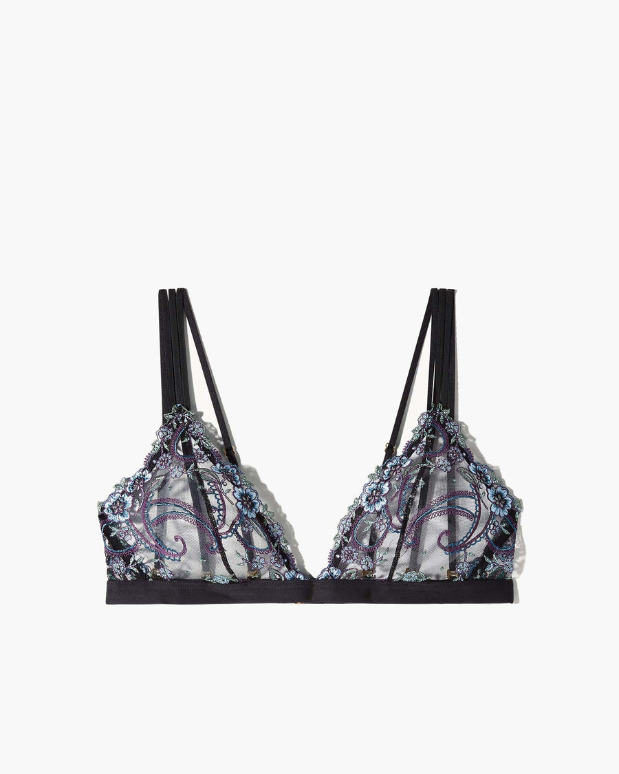 Negro Bralette - Sanika Sujetador Triangular Suave