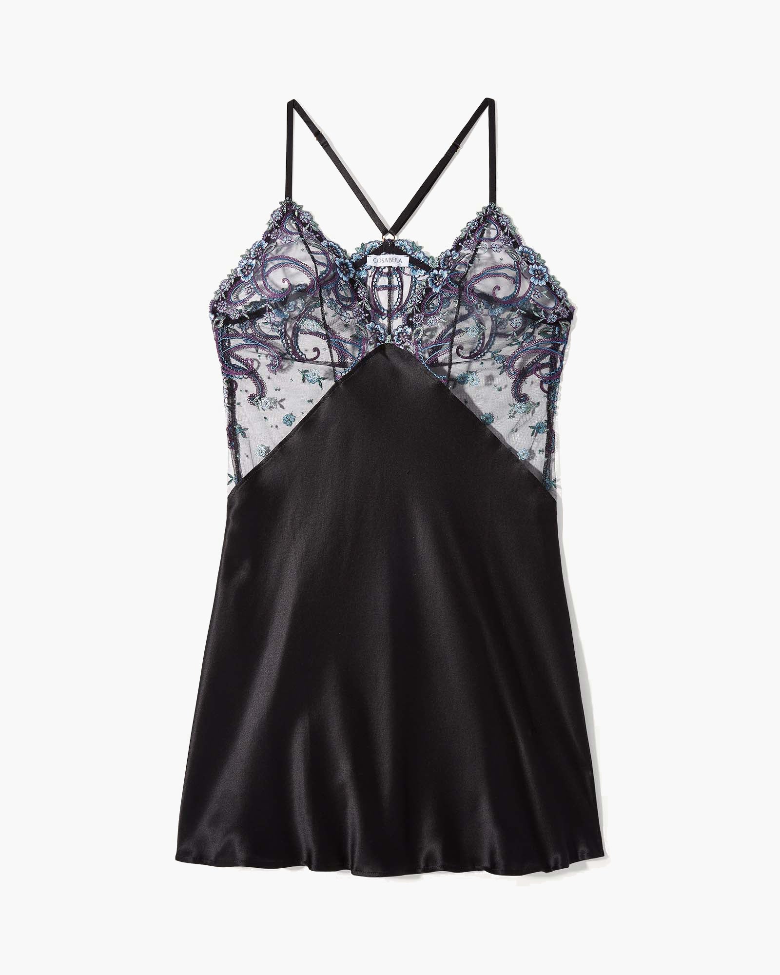 Noir Chemise De Nuit - Sanika Nuisette Italienne