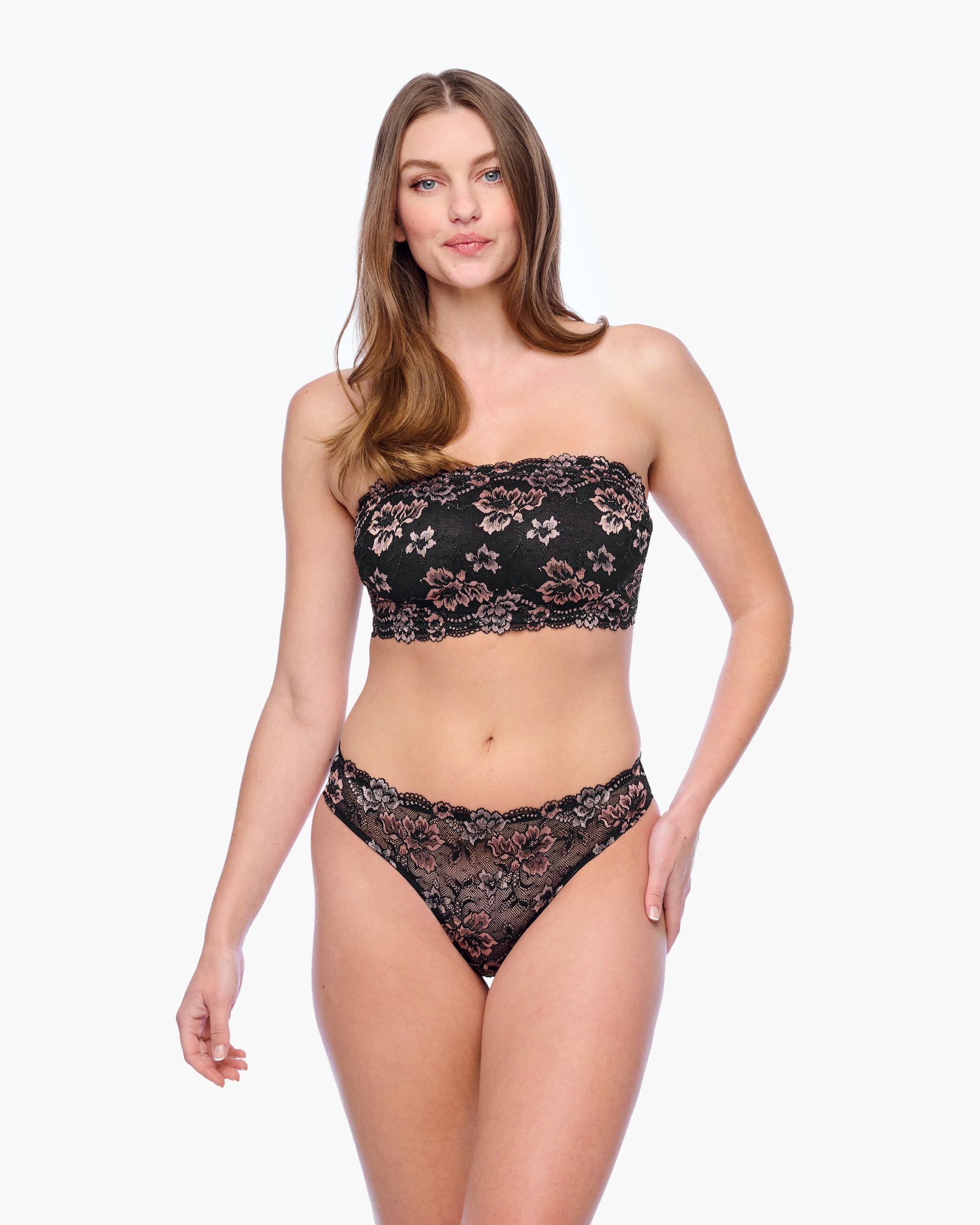 Schwarz Tanga - Savona Tanga Mit Mittlerem Bund