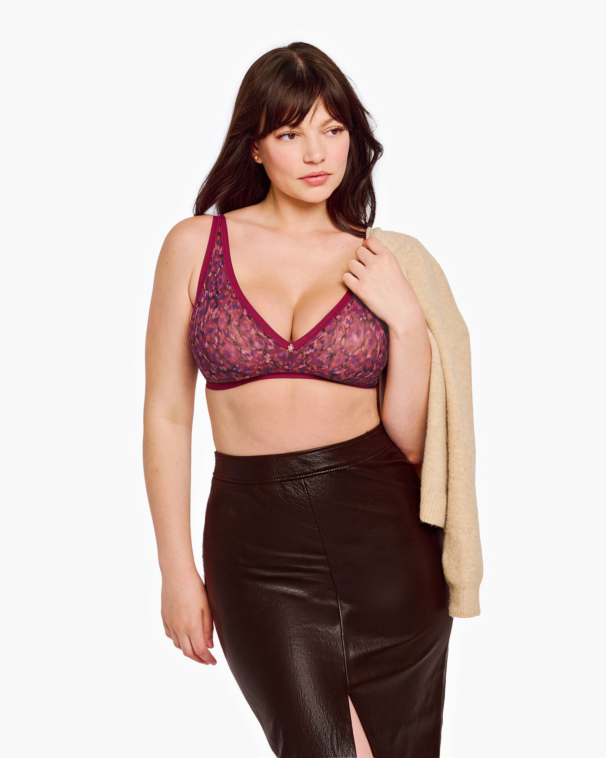 Print Bralette - Soire Iconic Printed Curvy Bralette