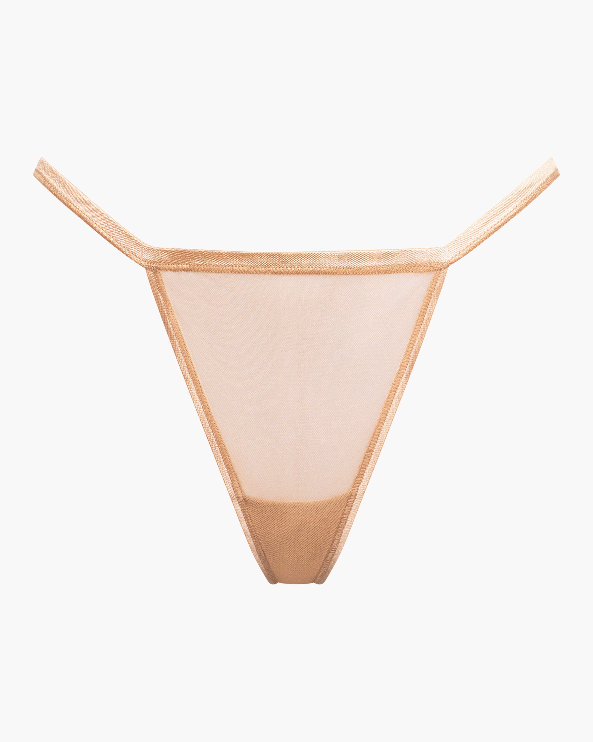 Beige Tangas De Hilo - Soire Confidence Tanga De Hilo