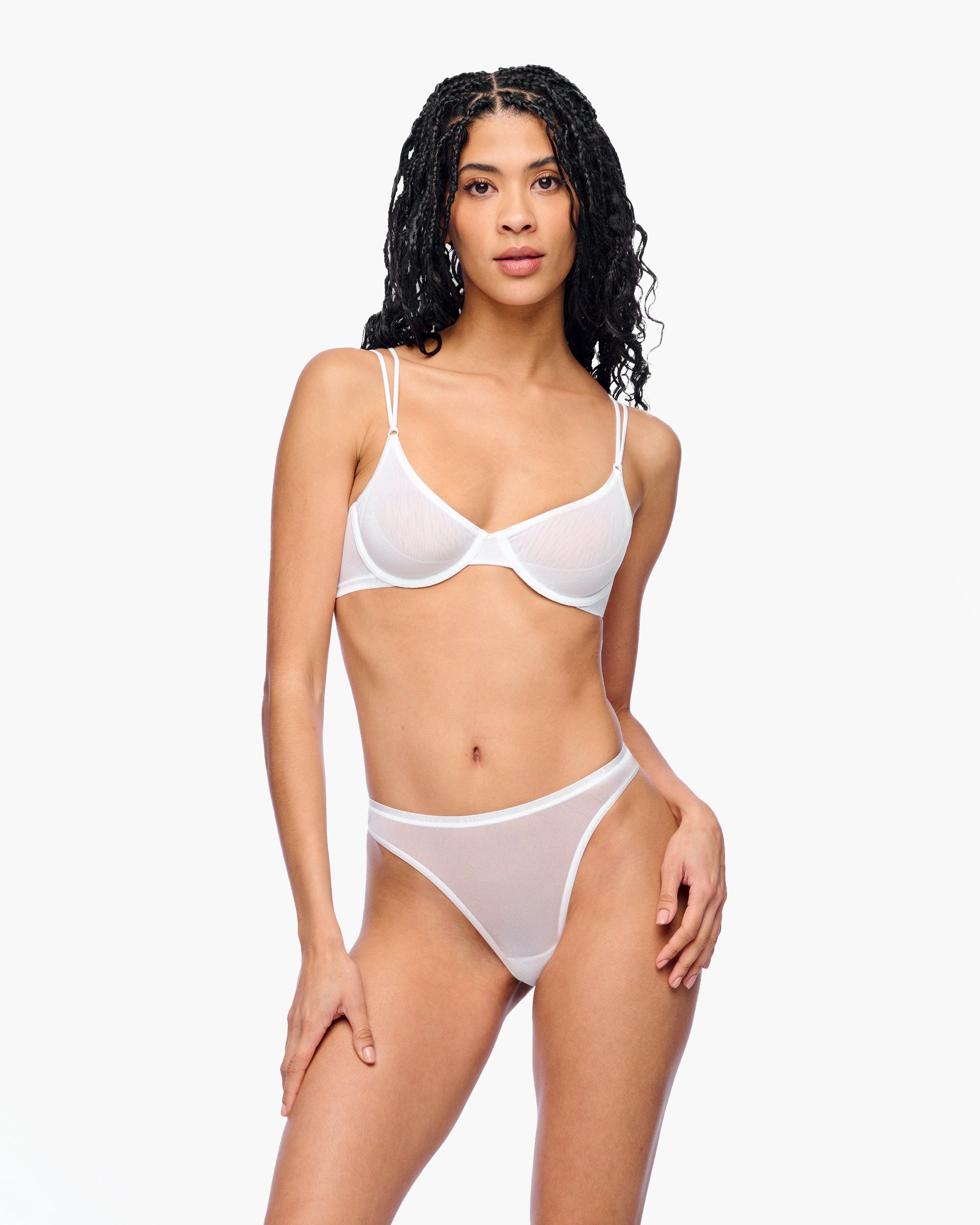 Blanc String - Soire Confidence Tanga Classique