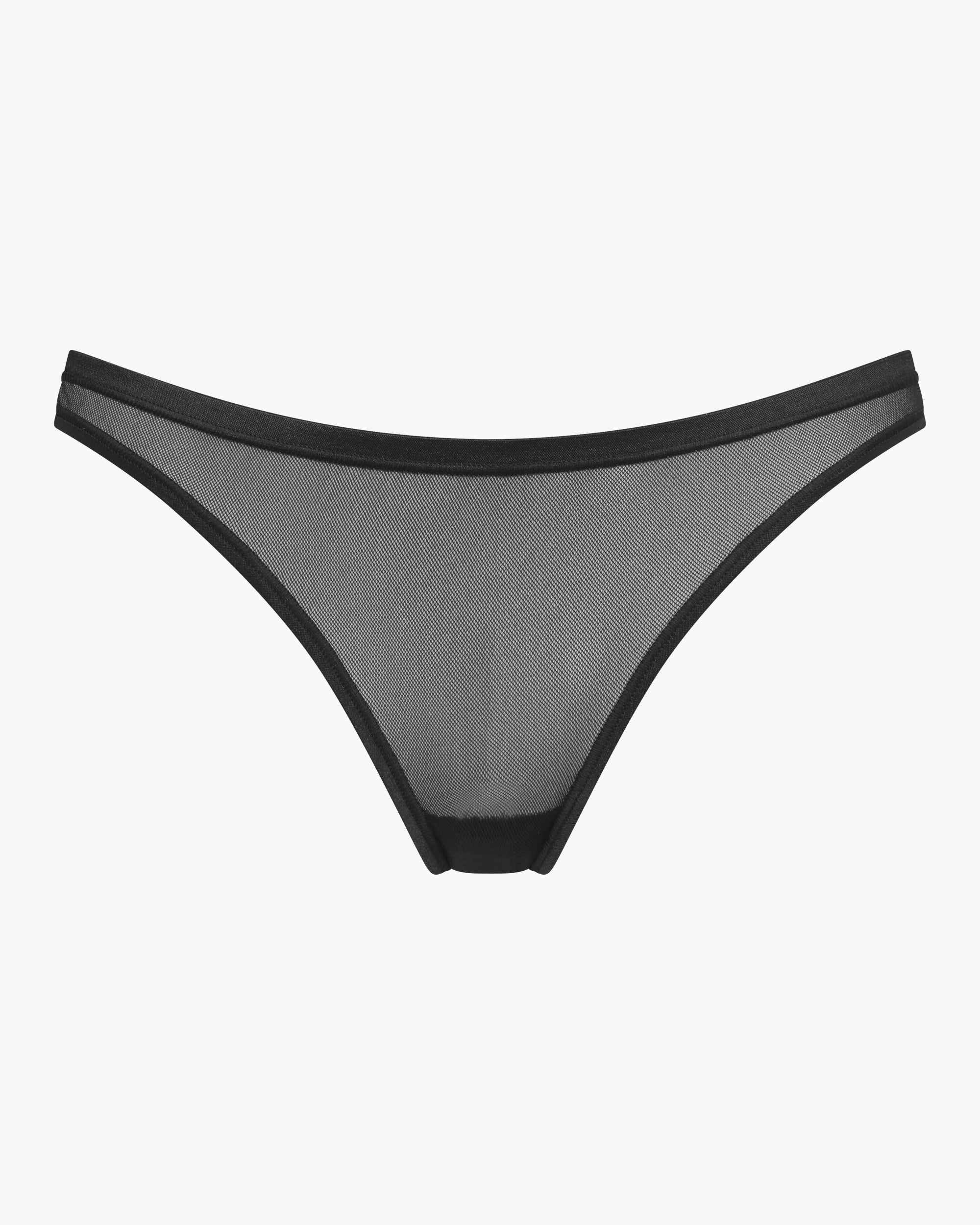Noir Culotte Style Bikini - Soire Confidence Bas De Bikini Taille Basse