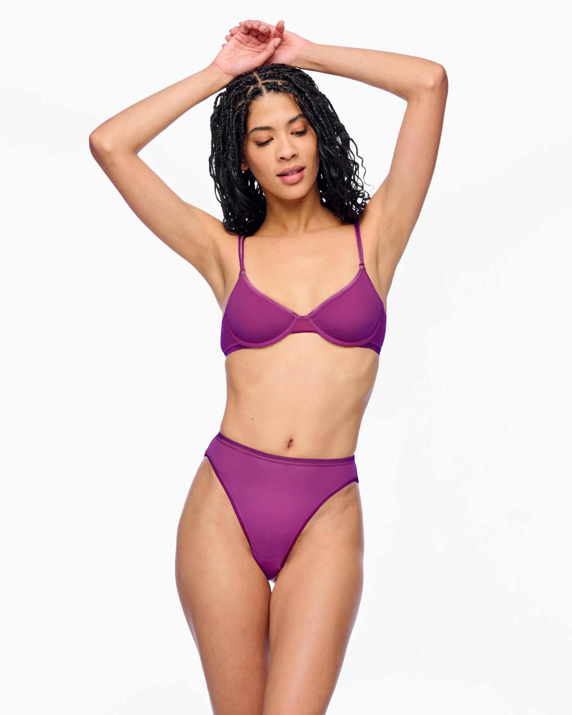 Purple Bikini - Soire Confidence High Leg Bikini